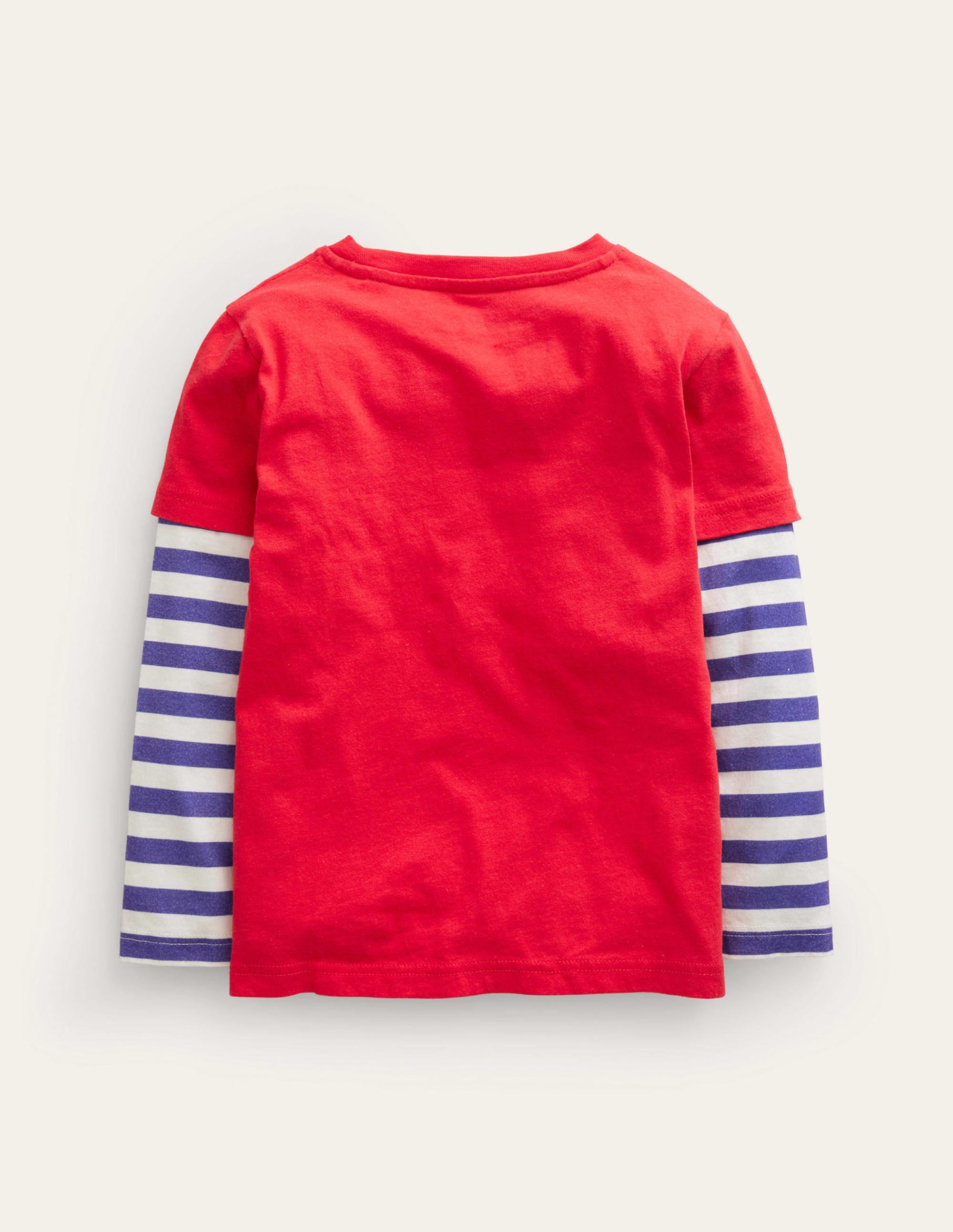 T-shirt à appliqué lémurien-Lémuriens rouge coquelicot - Image 2