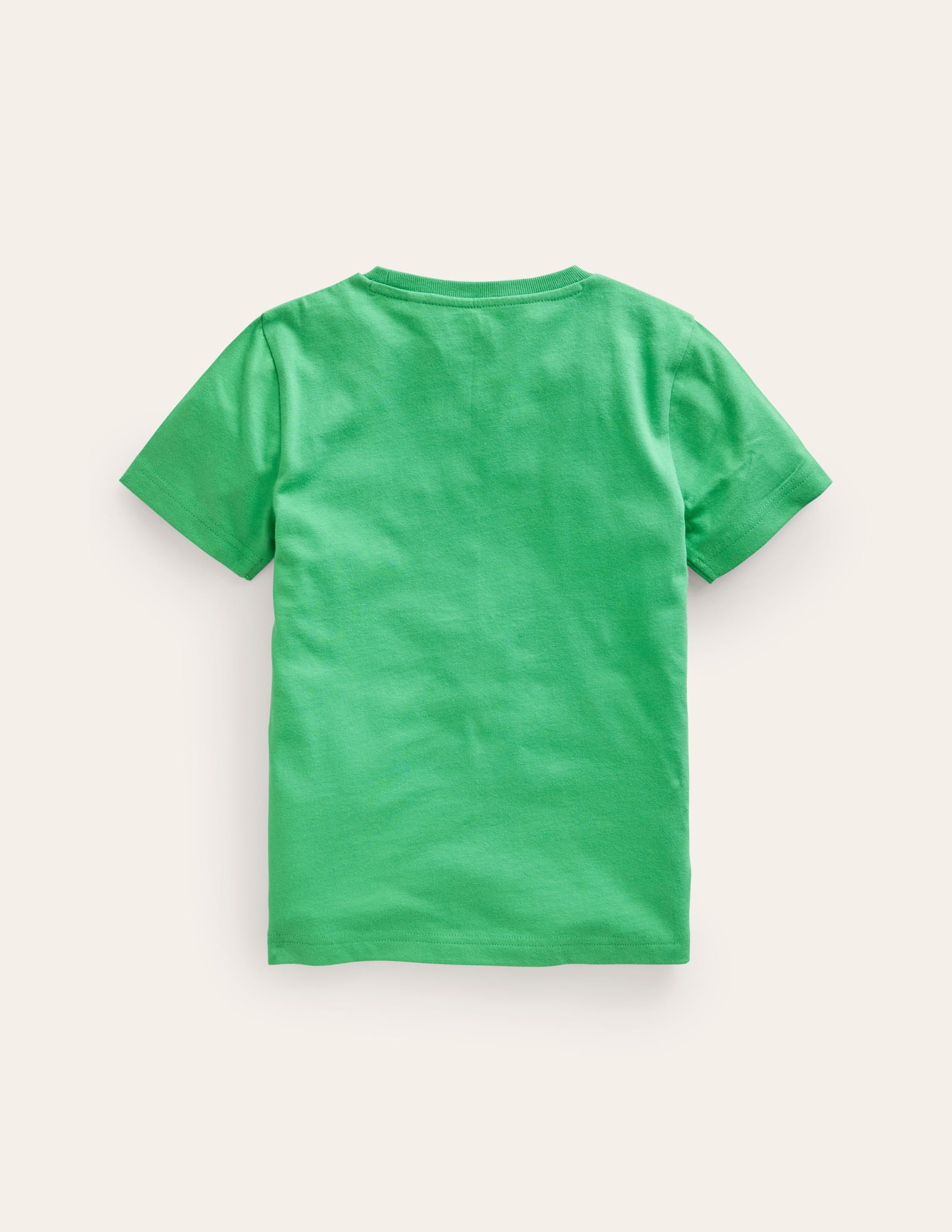 T-shirt animal à super surpiqûres-Loutres vert petit pois - Image 2