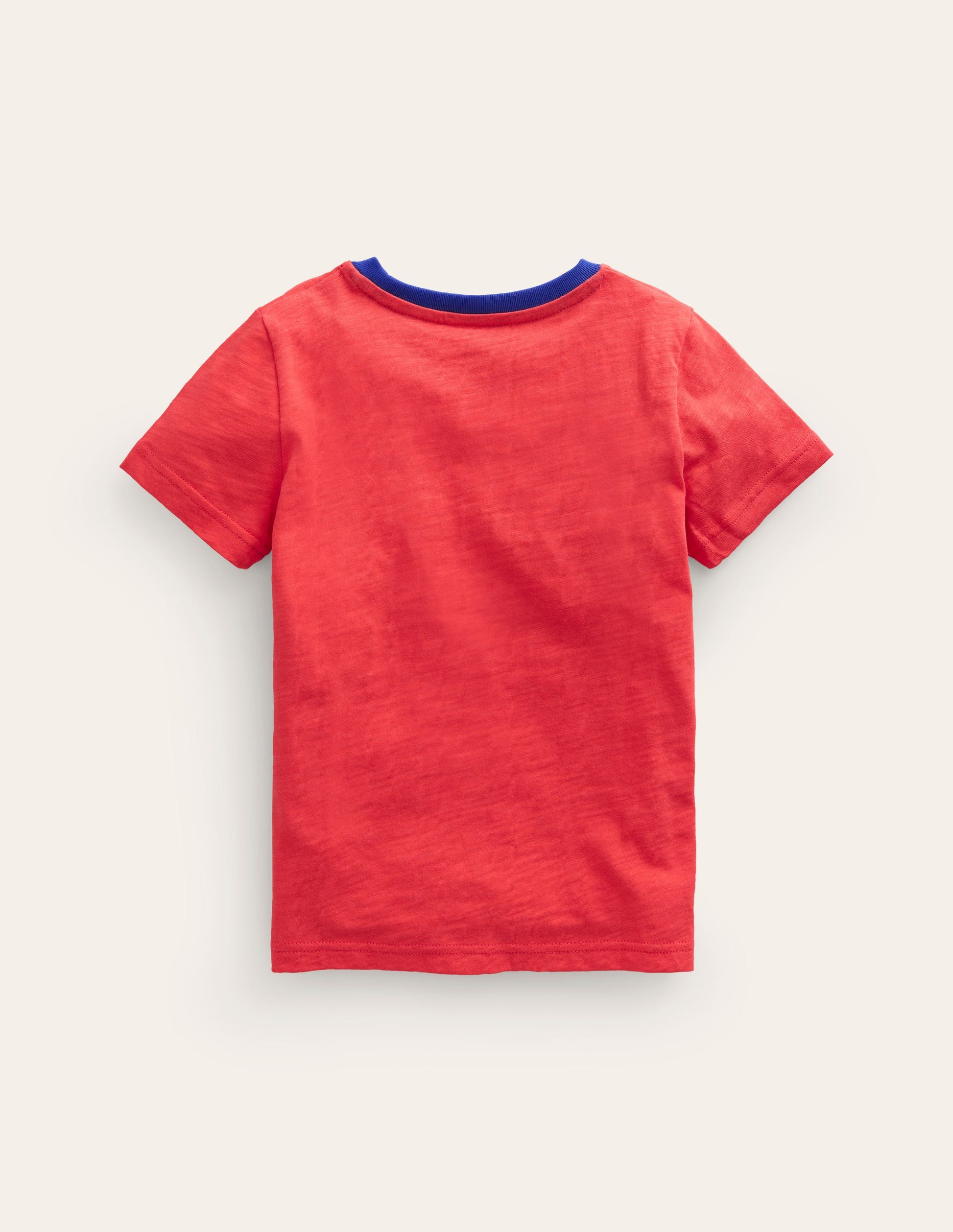T-Shirt mit Hai-Druck-Marmeldenrot Haie-2