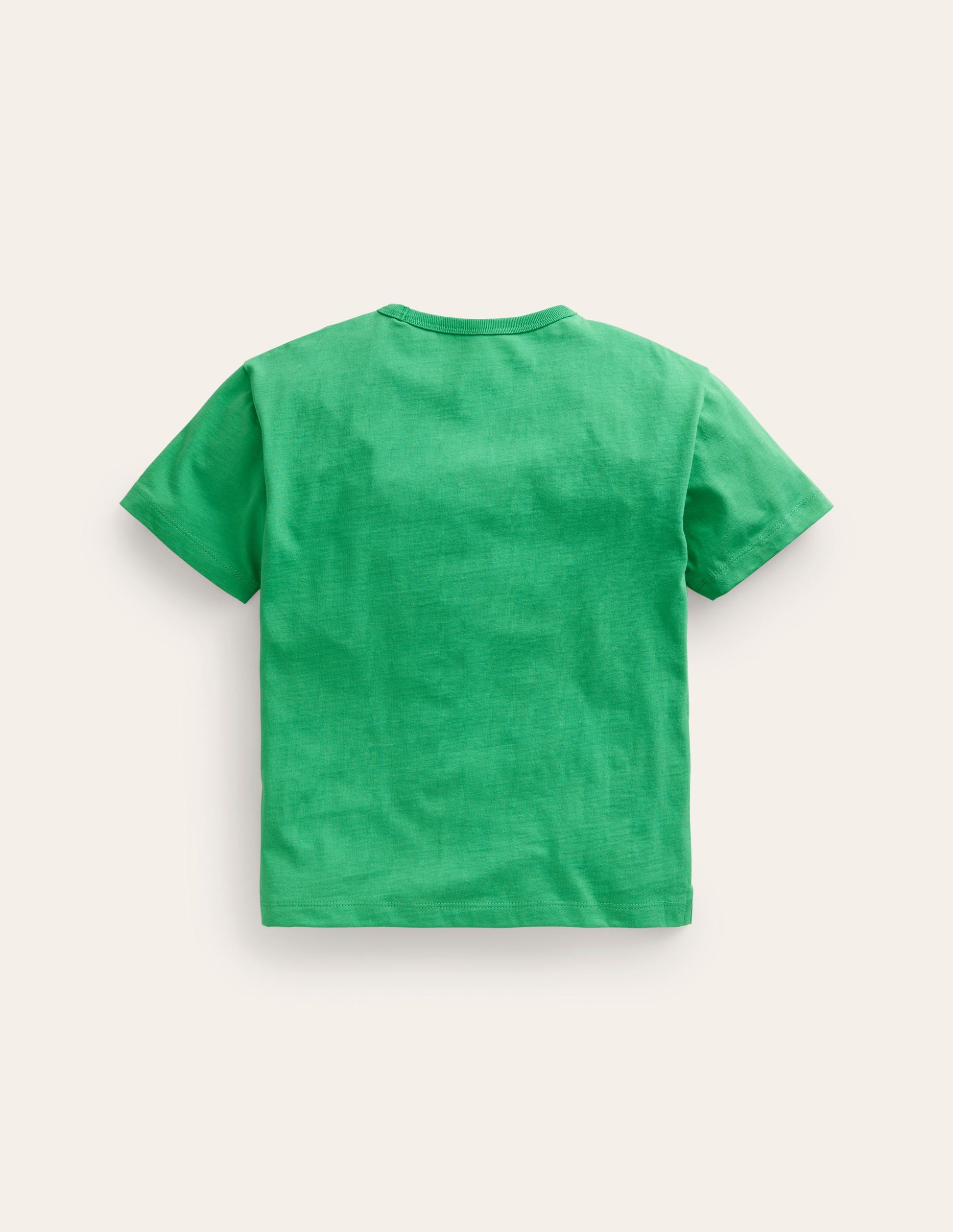 T-shirt décontracté imprimé-Légumes vert petit pois-2