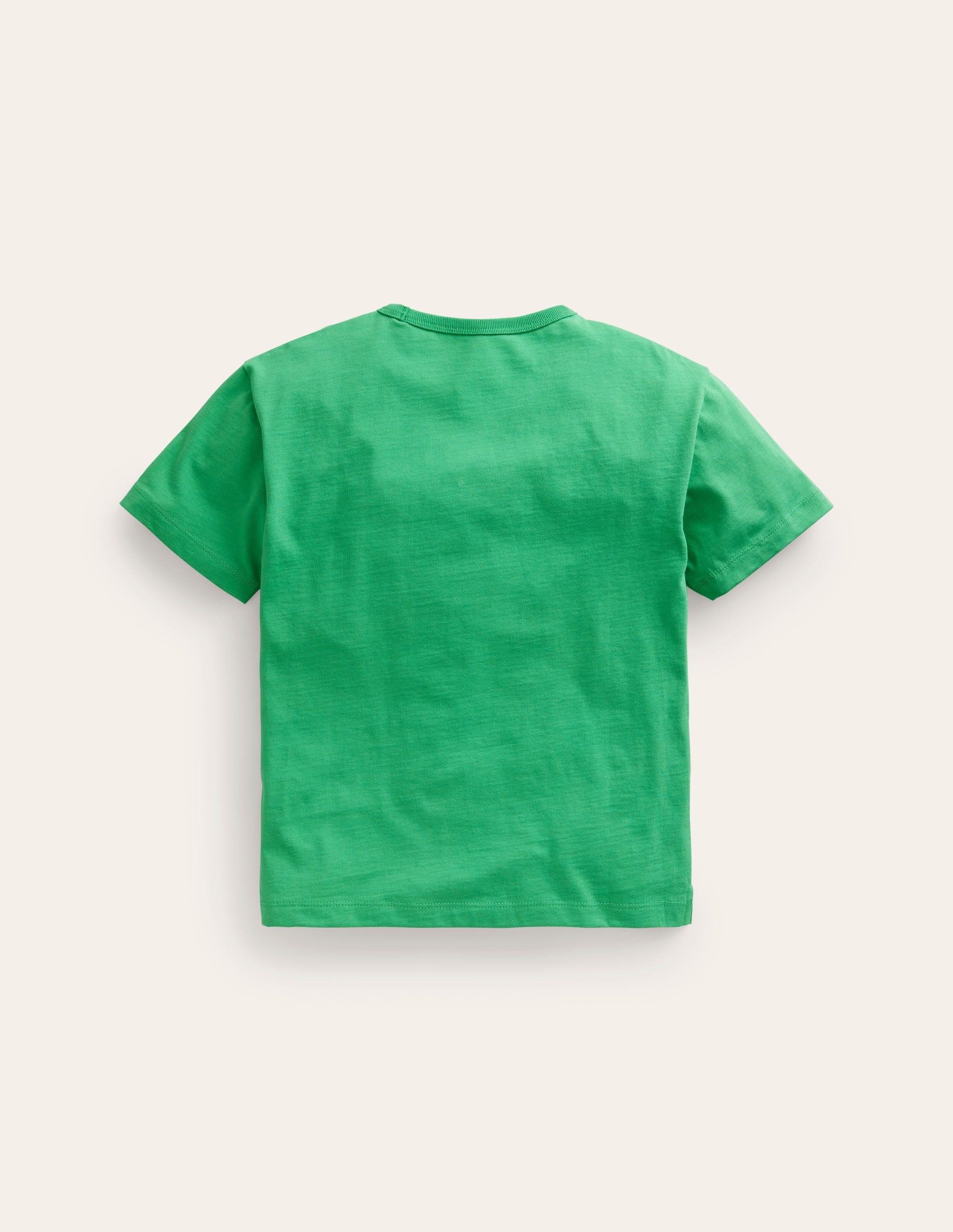 T-shirt décontracté imprimé-Légumes vert petit pois - Image 2