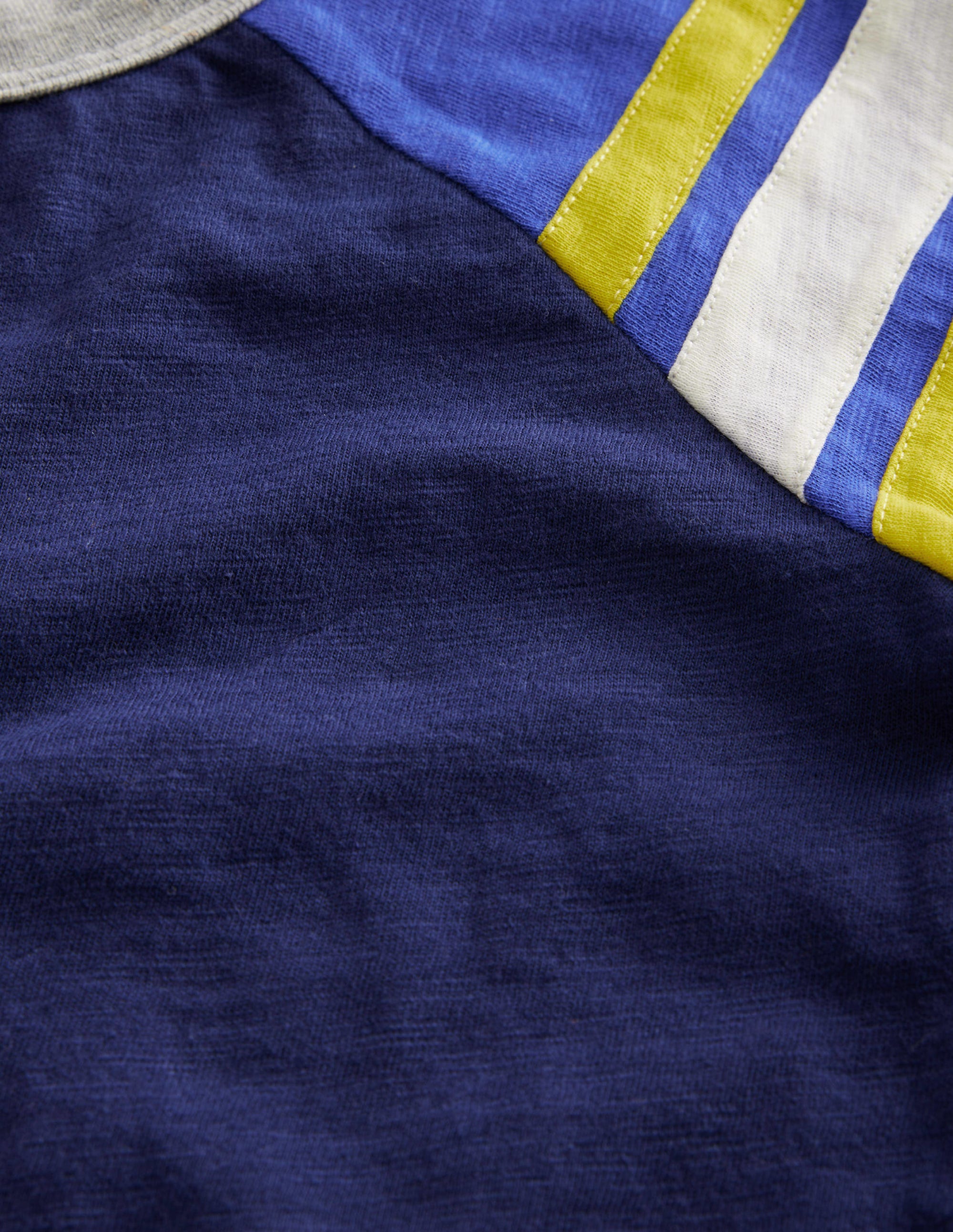 Langärmliges T-Shirt mit Raglanärmeln-Schuluniform-Marineblau/Leuchtendes Blau - Image 3