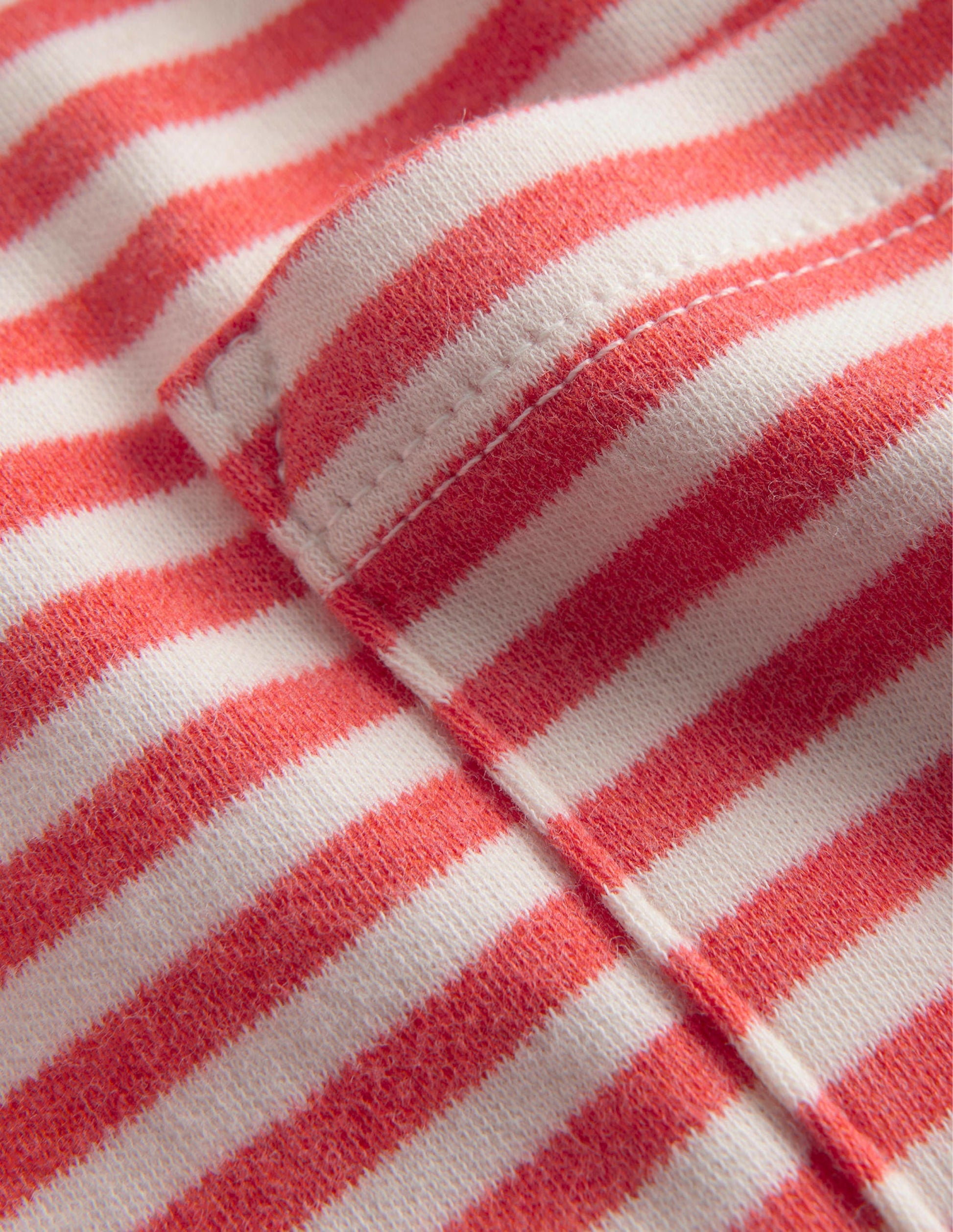 Top brossé ultra-doux-Rouge confiture/ivoire-3