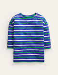 T-shirt de marin-Bleu saphir/haricot