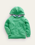Kuscheliger Kapuzenpullover-Erbsengrün