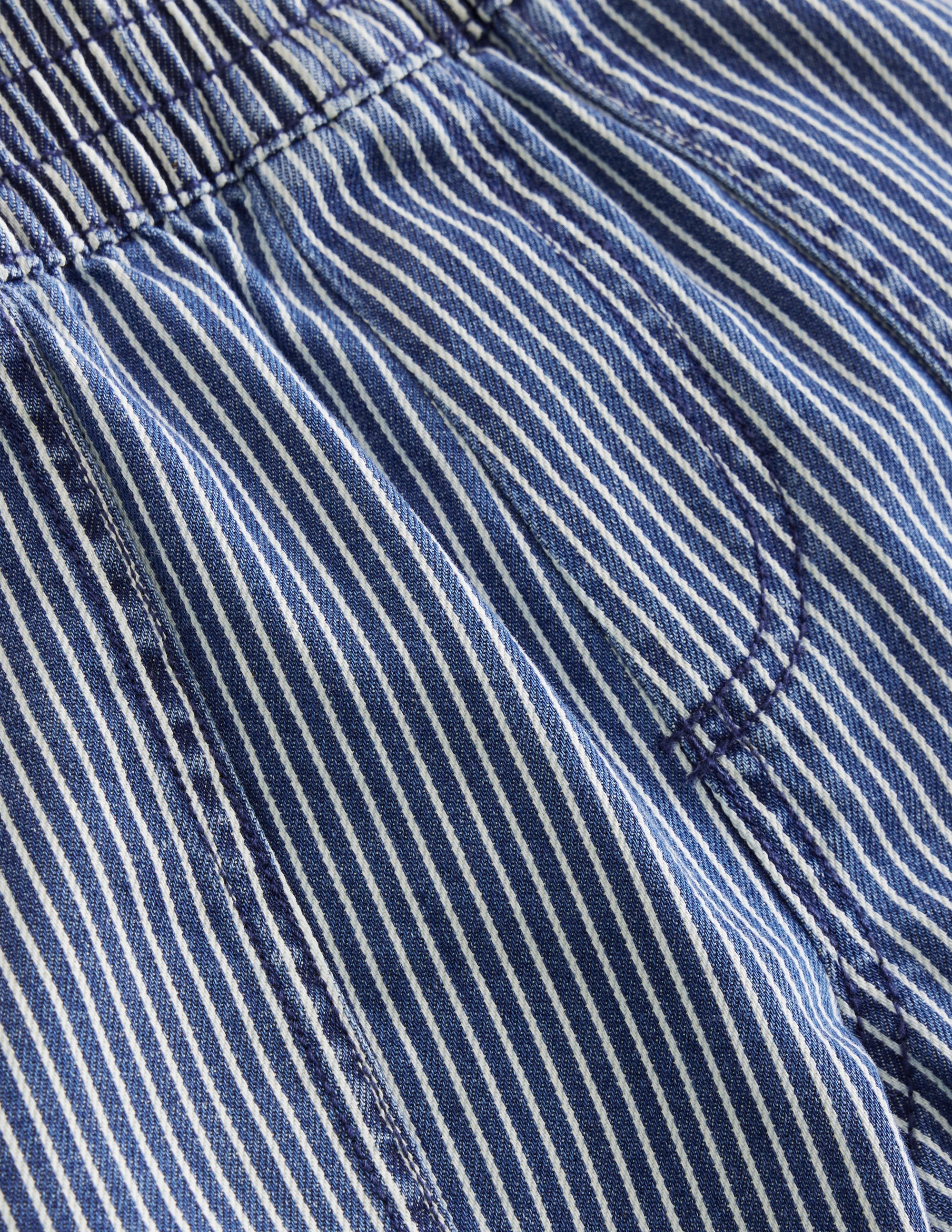 Gestreifte Hose zum Hineinschlüpfen-Mittelalterblau Streifen - Image 3