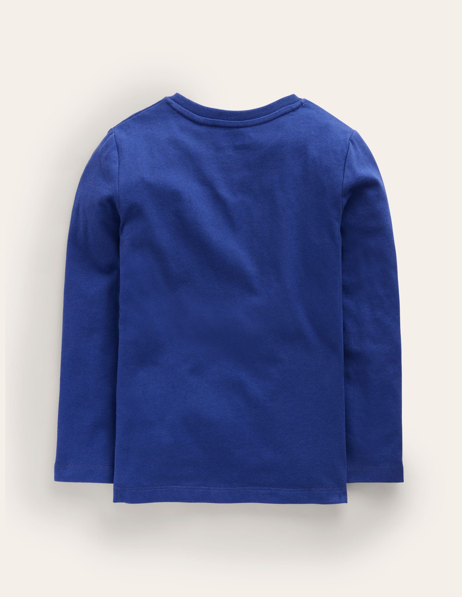 Bouclé-T-Shirt Dinosaurier-Segelblau-2