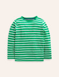 Marinière pour tous les jours-Vert Highland/Gris Chiné