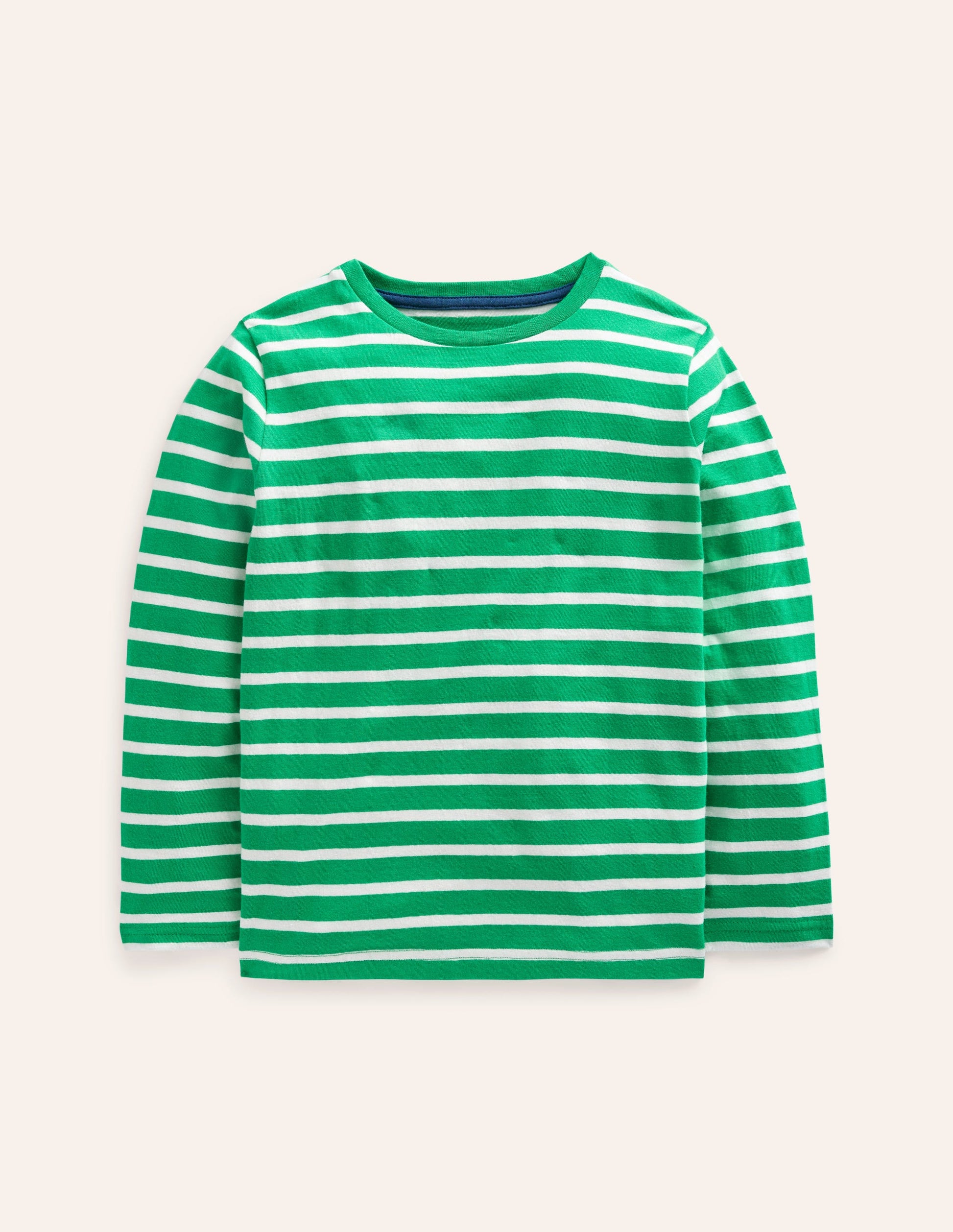 Marinière pour tous les jours-Vert Highland/Gris Chiné-1