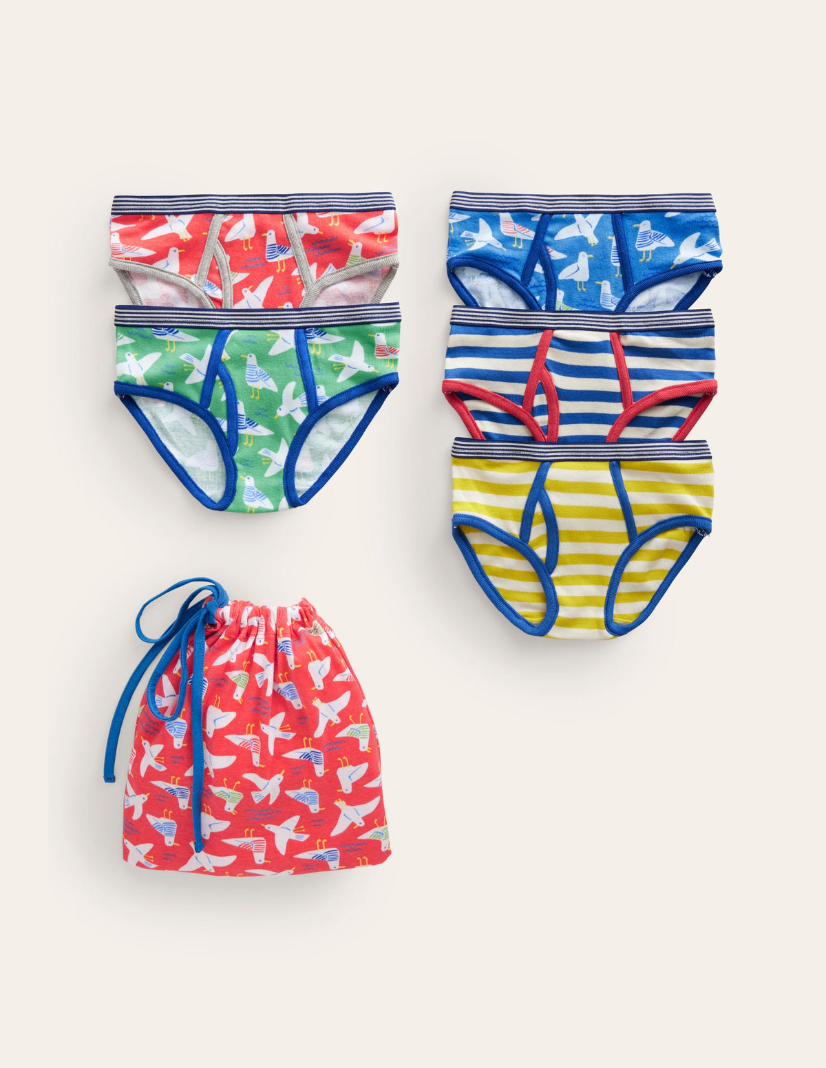 Unterhosen im 5er-Pack-Bunt Möwen-1