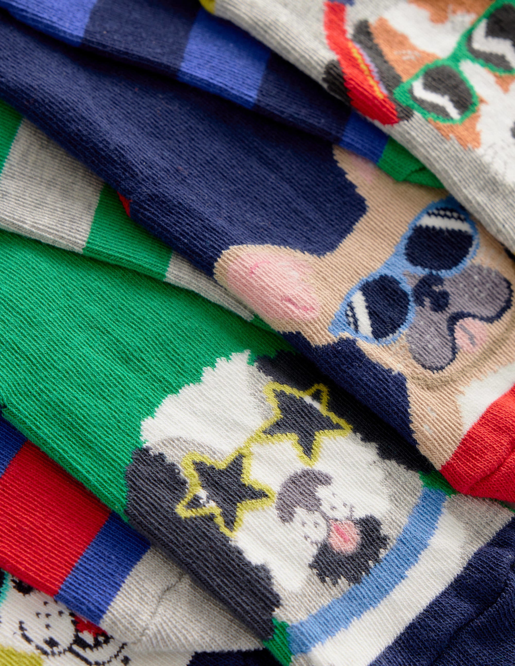 5 paires de chaussettes-Chiens multi - Image 2