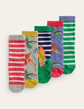 5 paires de chaussettes-Dragons multi