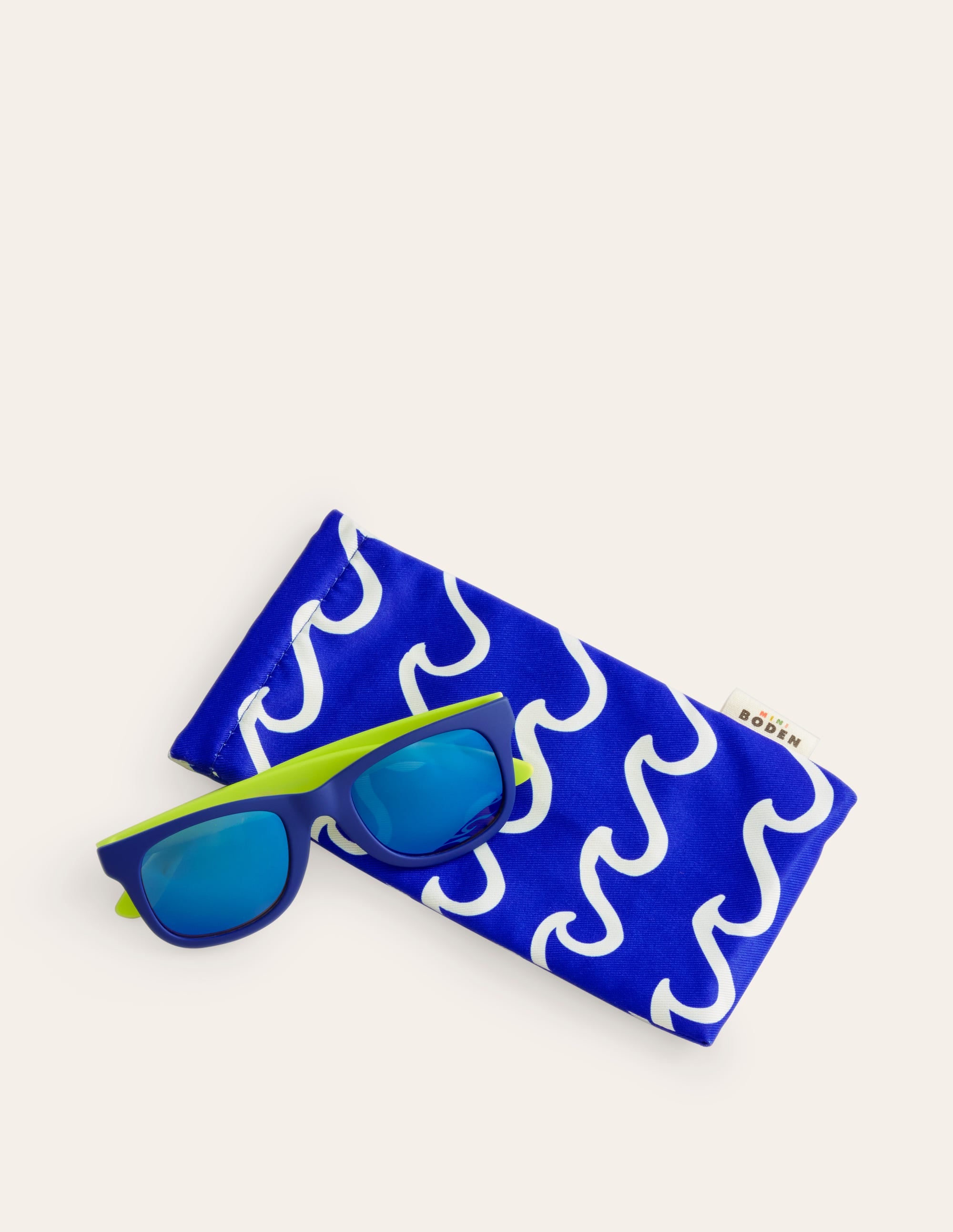Klassische Sonnenbrille-Blau - Image 3
