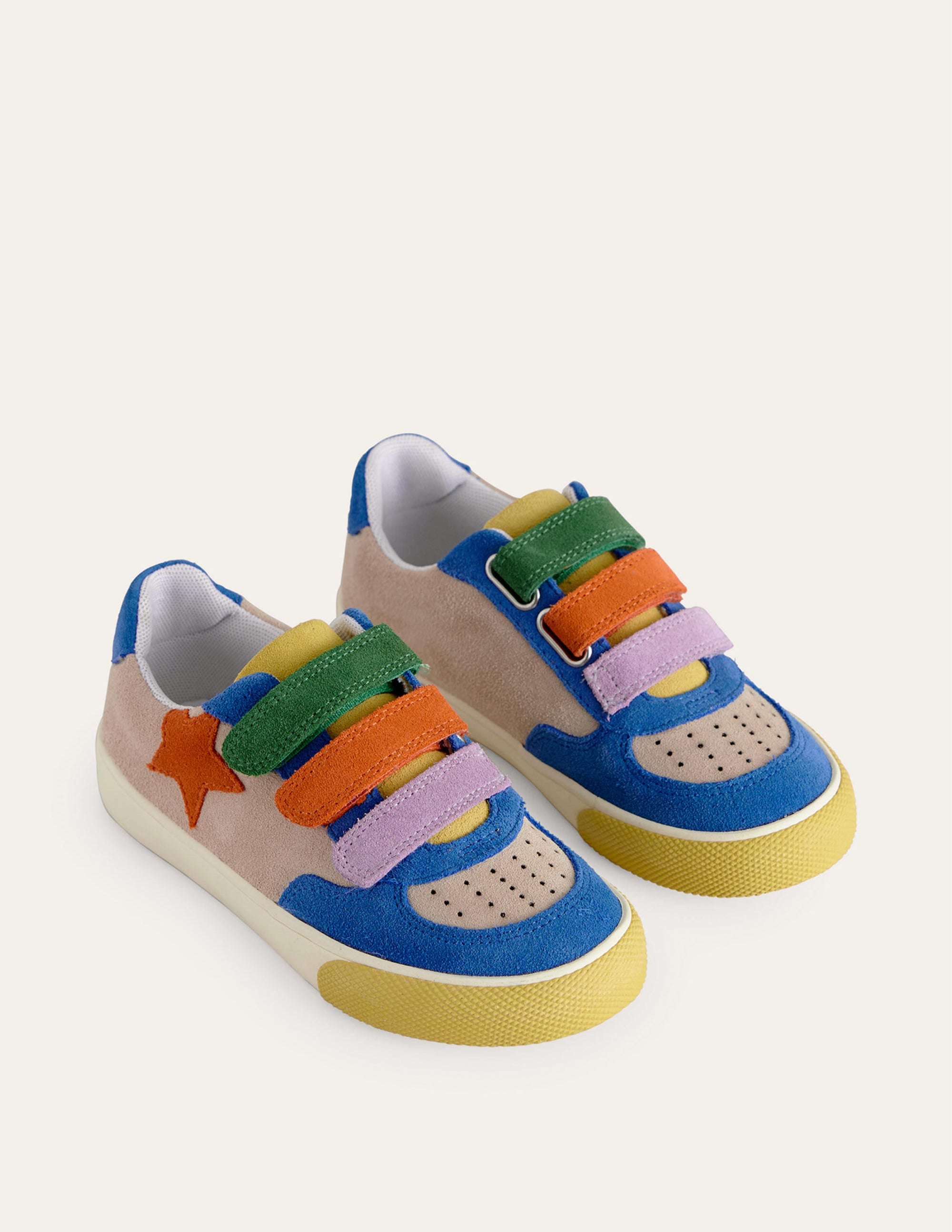 Leather Low Top-Multi Colourblock Star - Image 2