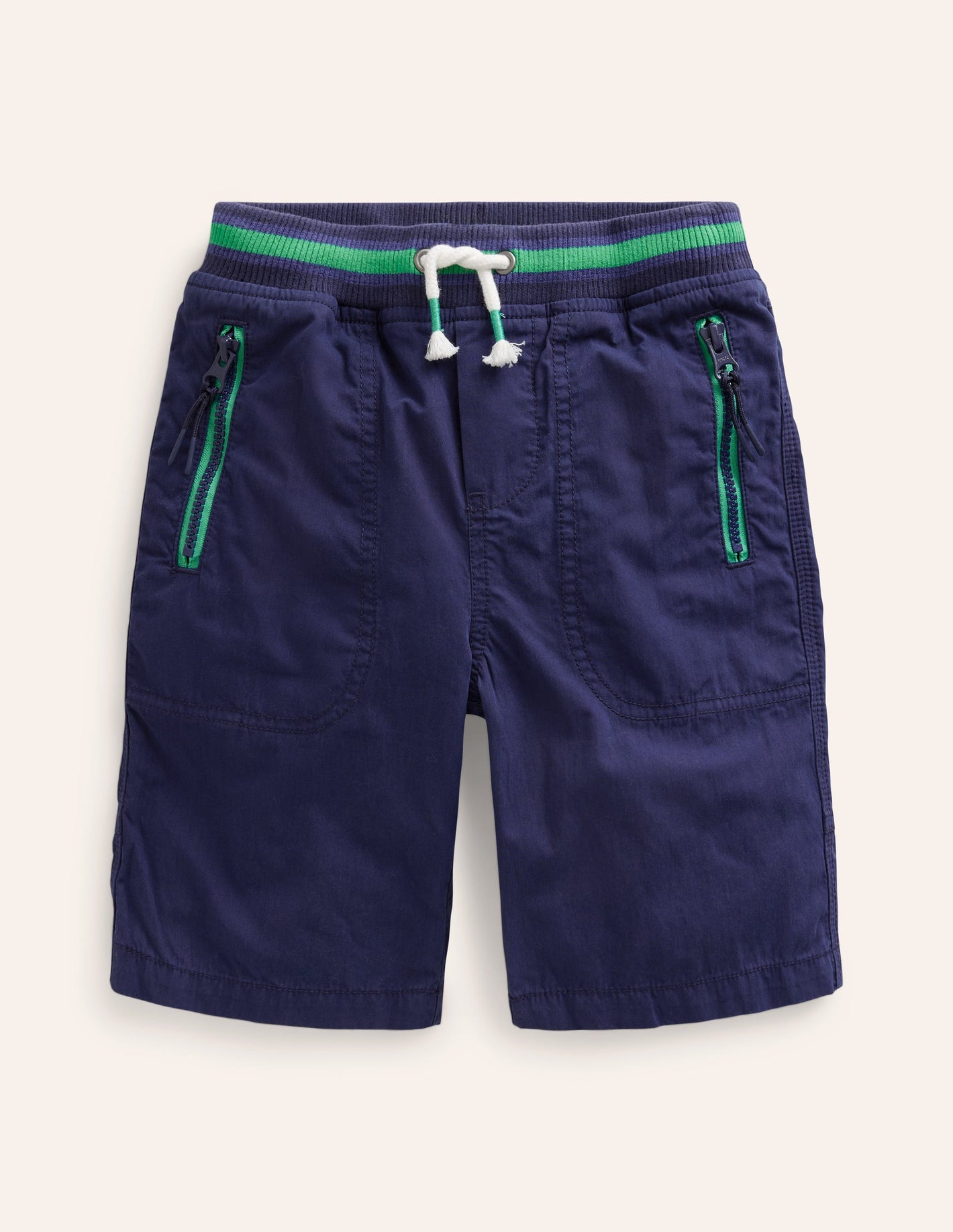 Abenteuer-Shorts-Schuluniform-Marineblau