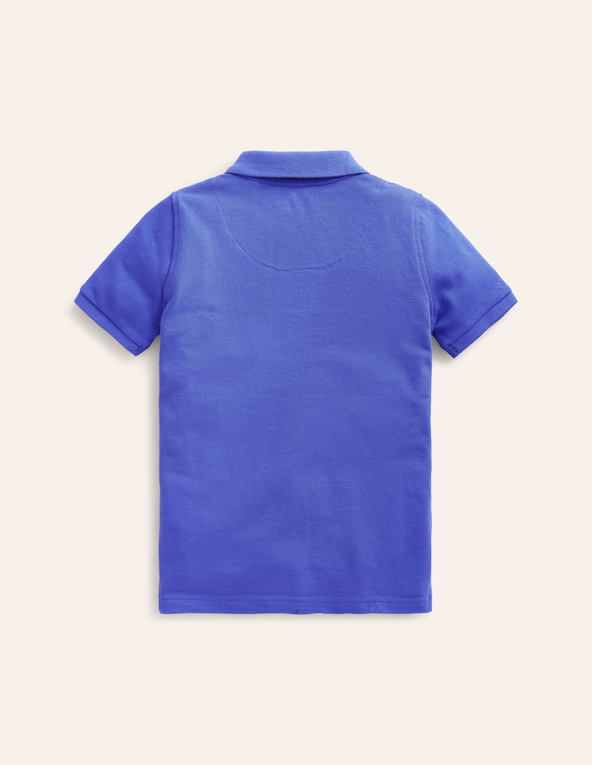 Polo en piqué-Bleu héron - Image 2