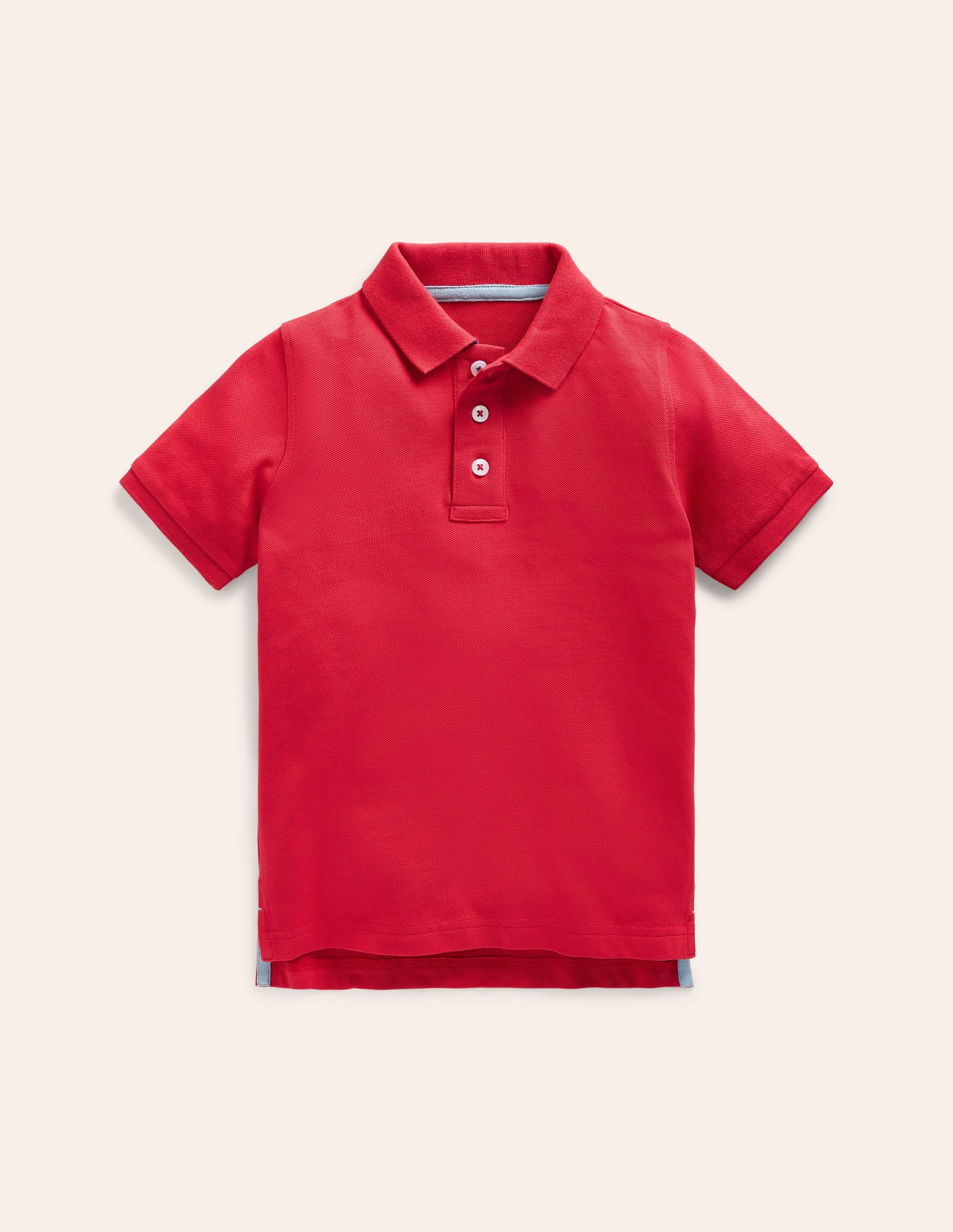 Polo en piqué-Rockabilly rouge - Image 1