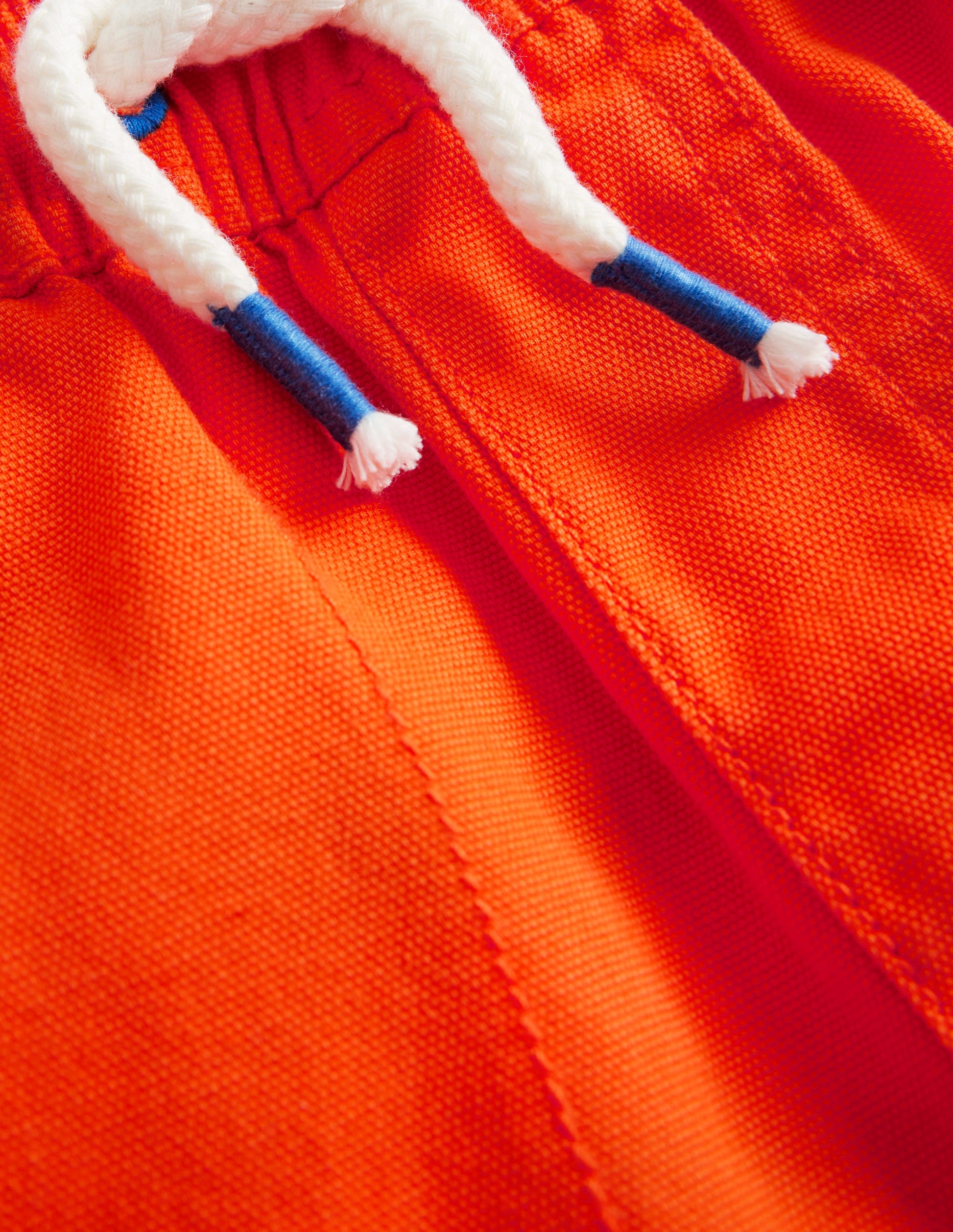 Short à enfiler avec cordon de serrage-Orange pétard-3