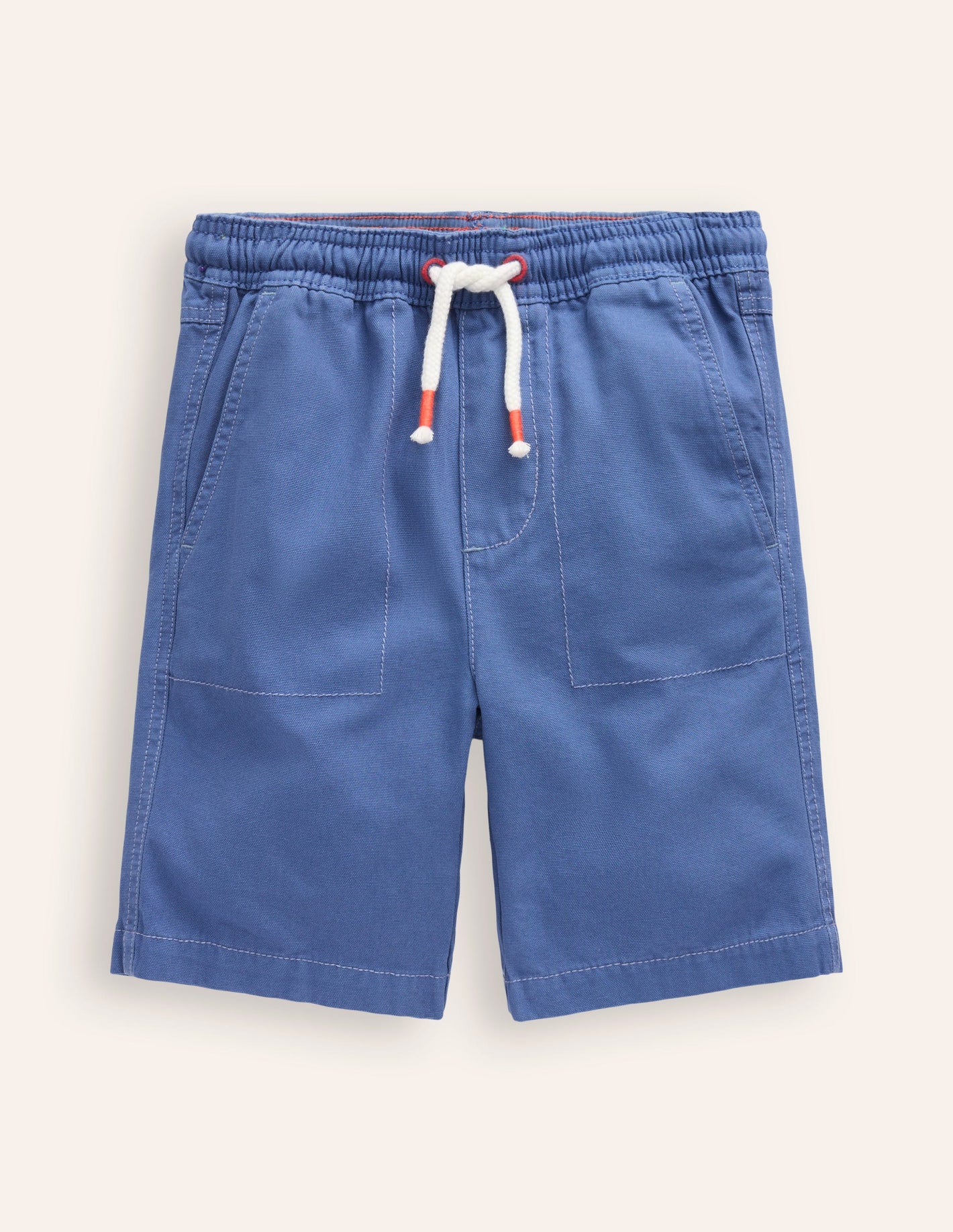 Shorts zum Hineinschlüpfen mit Kordelzug-Blauhäher