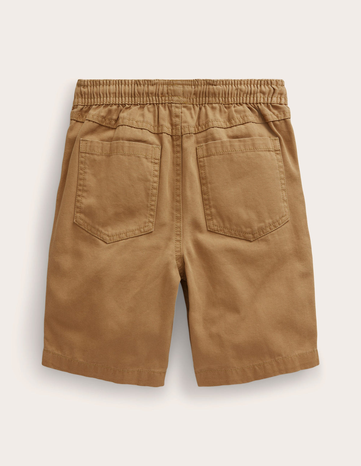 Pull-on Drawstring Shorts-Hazelnut Brown - Image 2