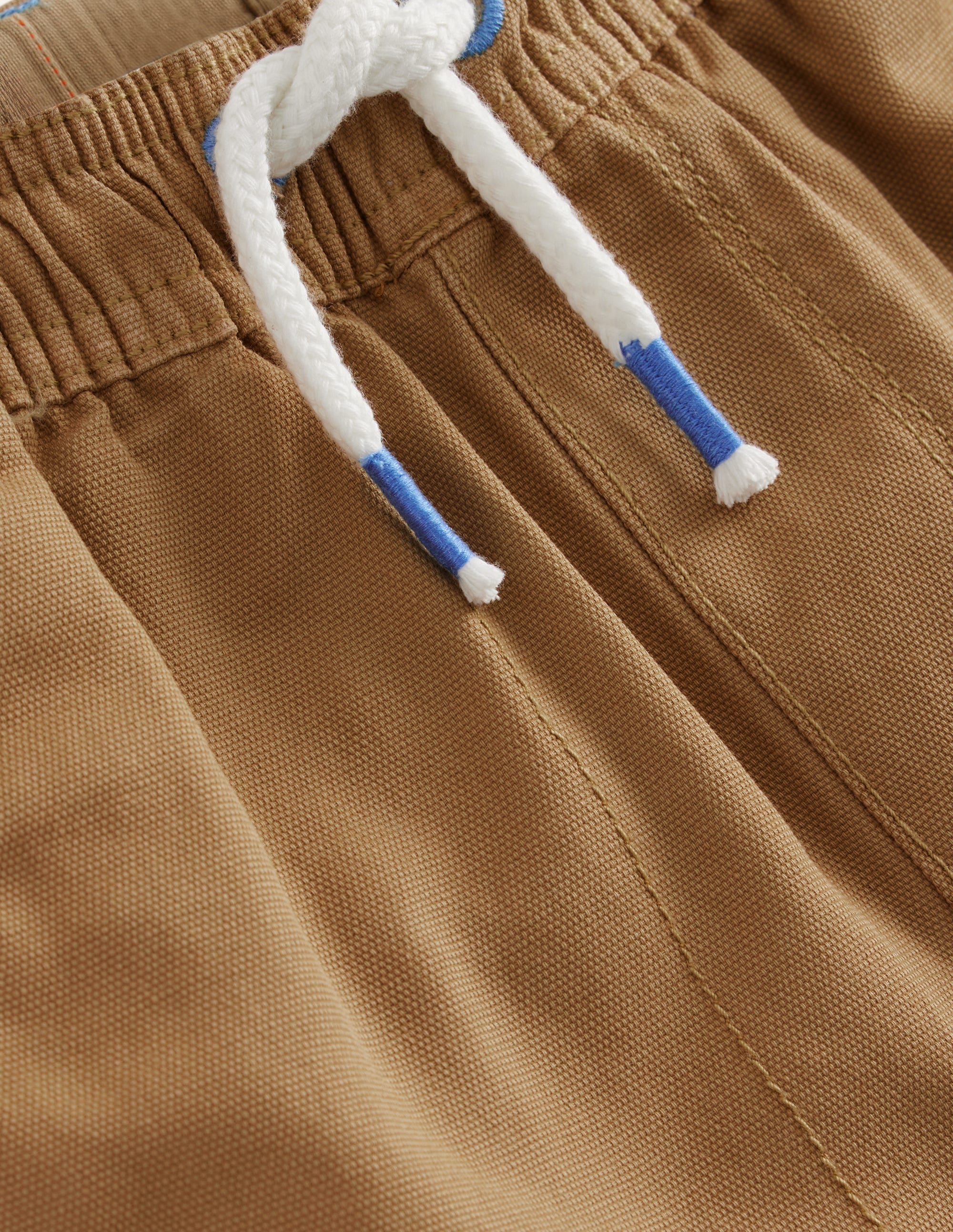 Pull-on Drawstring Shorts-Hazelnut Brown - Image 3