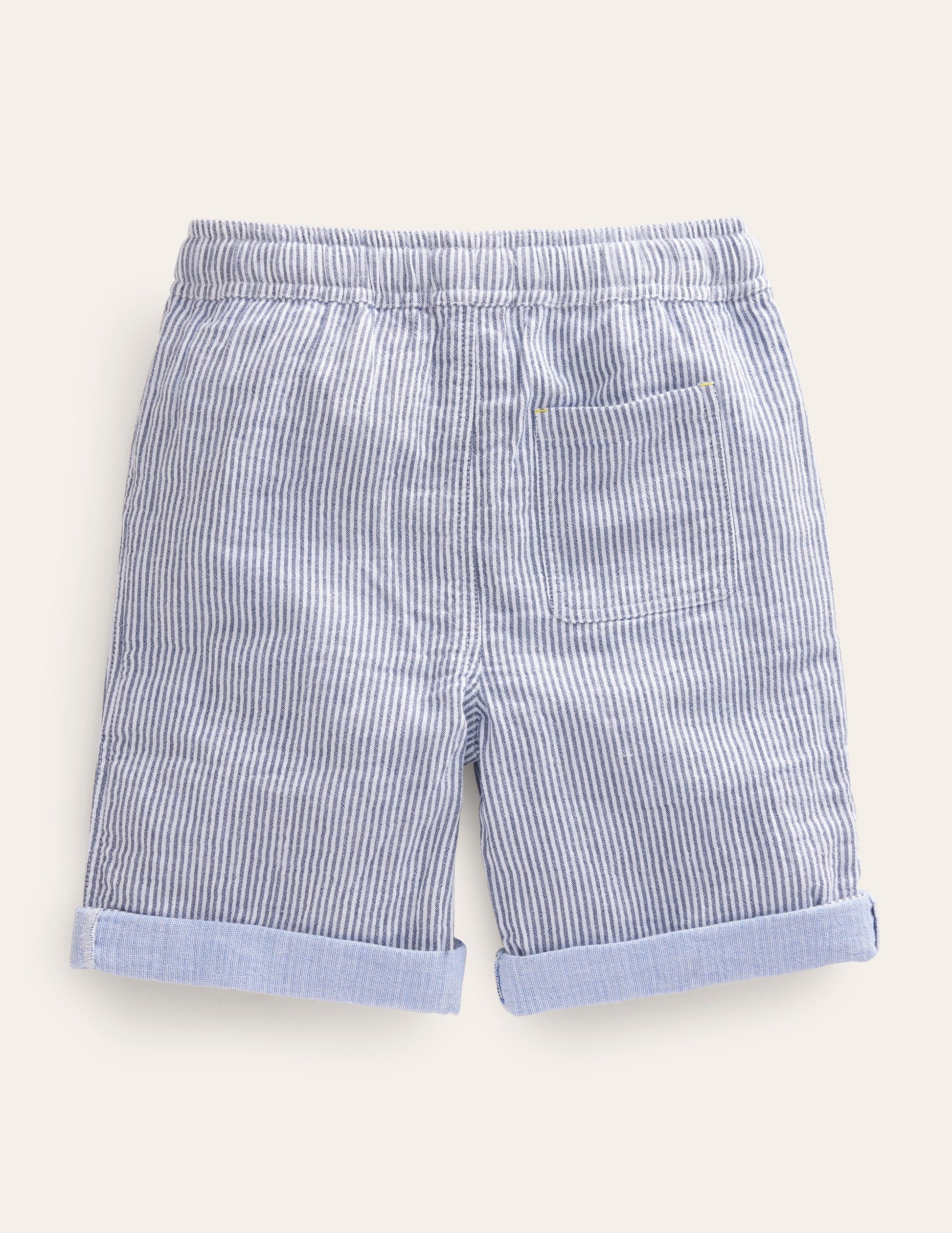 Leichte Freizeit-Shorts-Schuluniform-Marineblau Drillich-2
