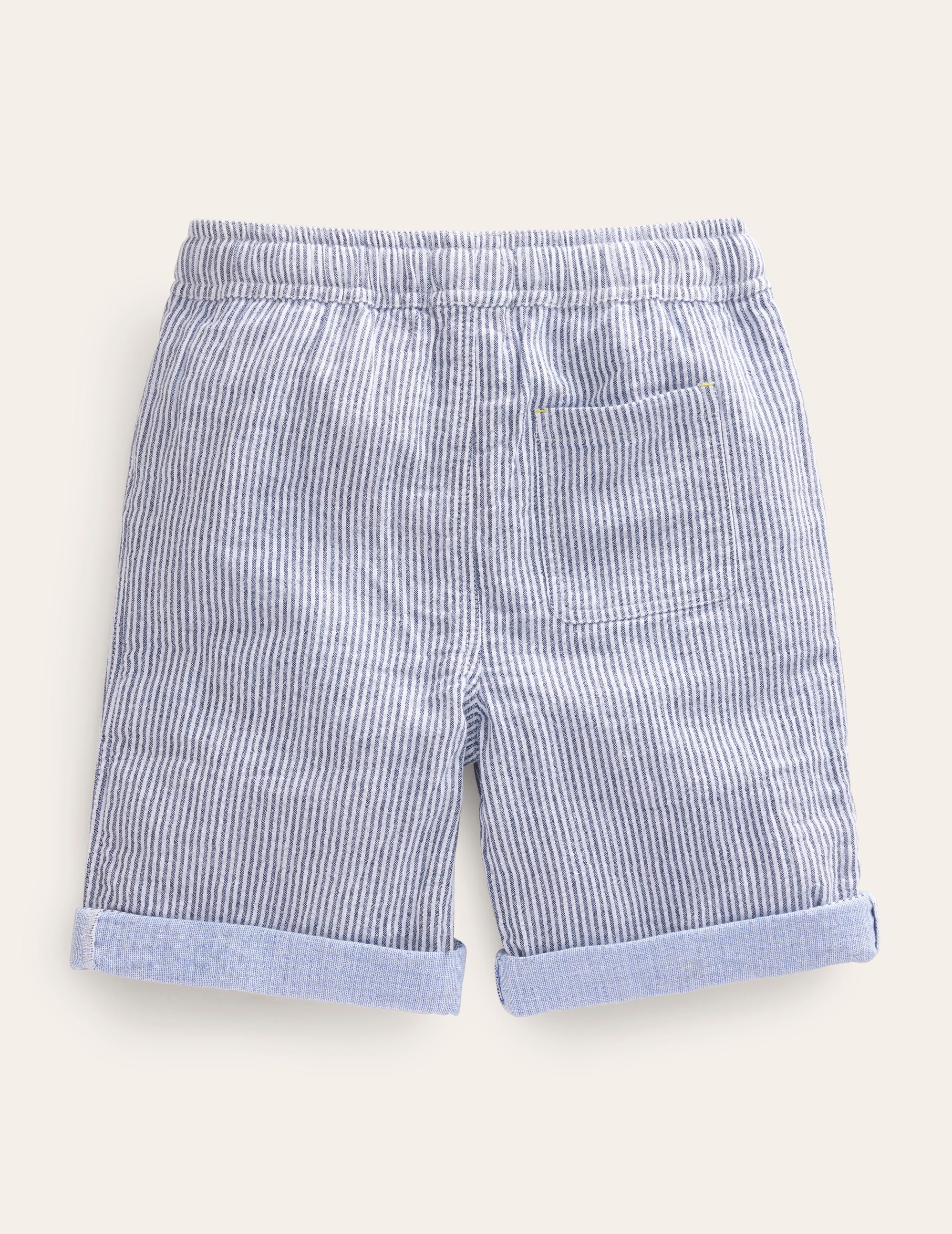 Leichte Freizeit-Shorts-Schuluniform-Marineblau Drillich - Image 2
