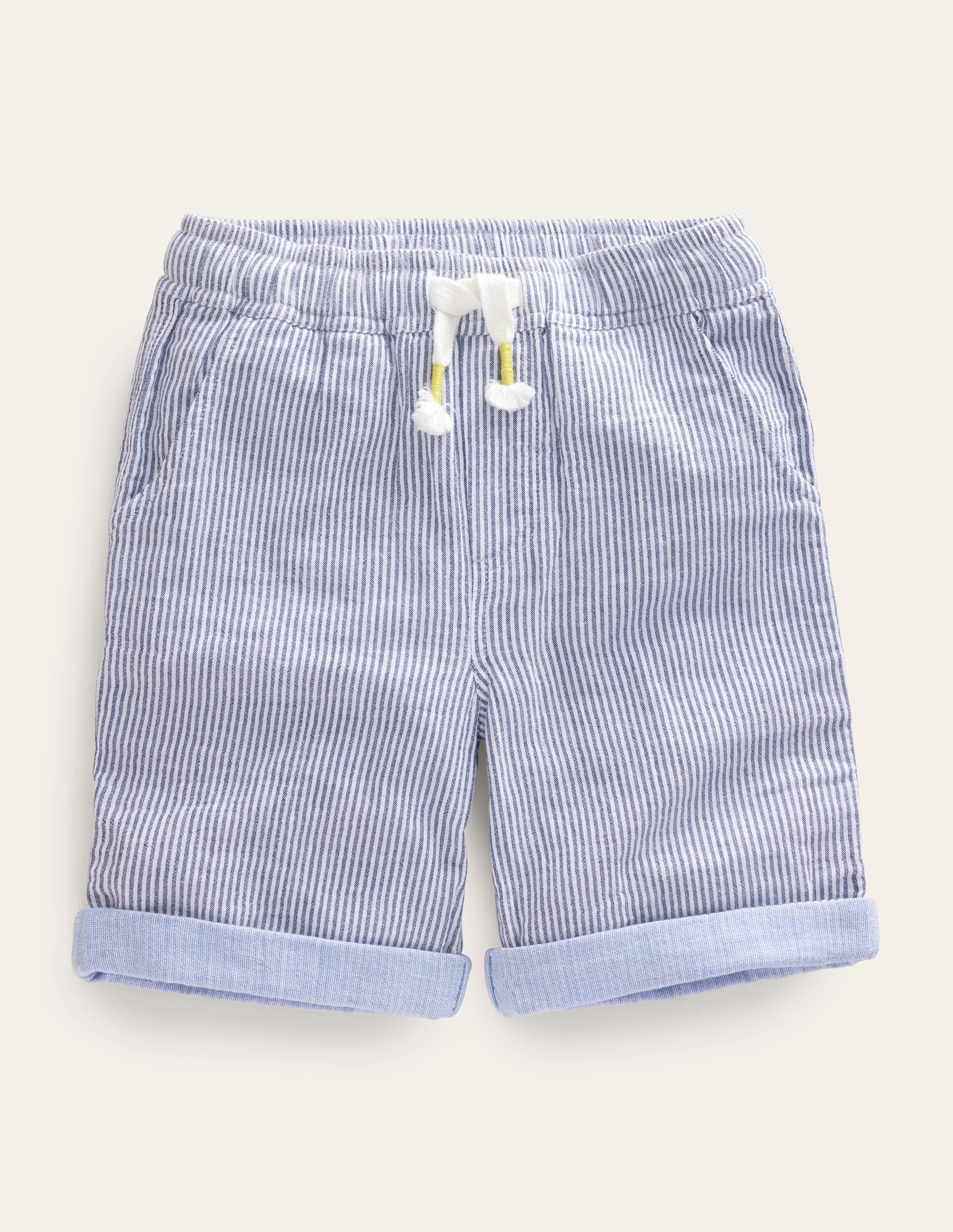 Leichte Freizeit-Shorts-Schuluniform-Marineblau Drillich - Image 1