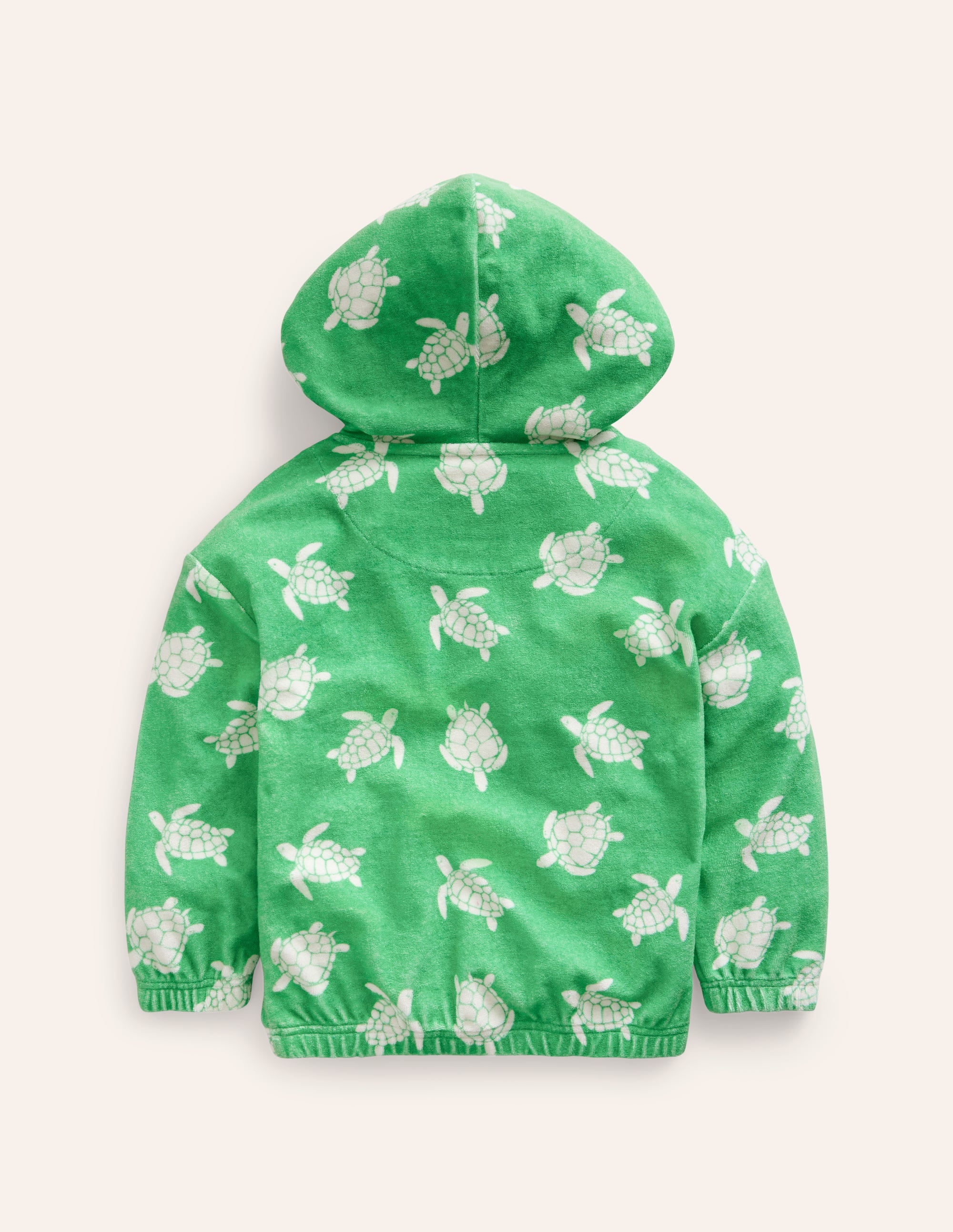 Frottee-Hoodie-Erbsengrün Schildkröten - Image 2