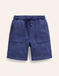 Stückgefärbte Shorts-Schuluniform-Marineblau