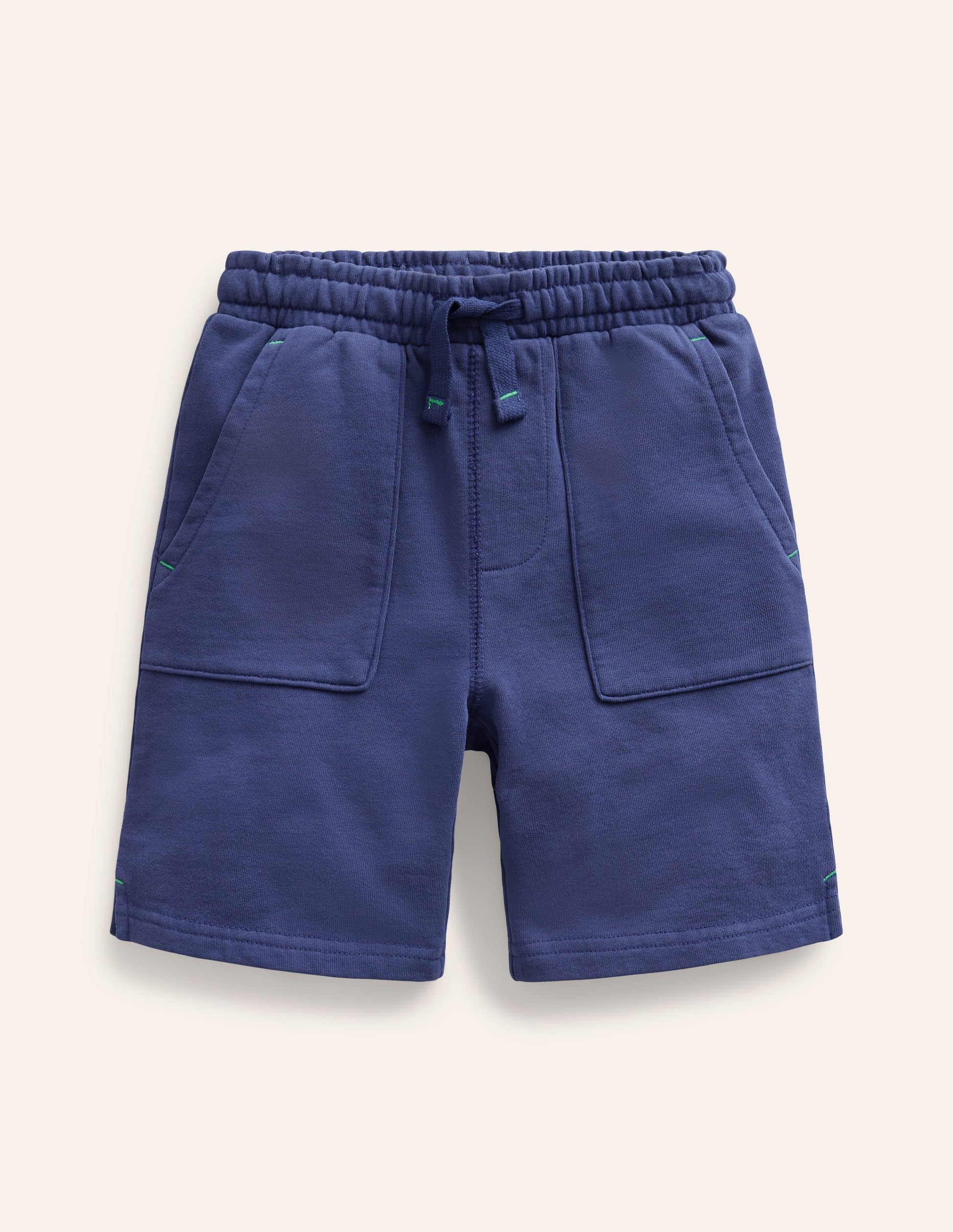Stückgefärbte Shorts-Schuluniform-Marineblau-1