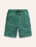 Short teint en pièce-Vert éphémère
