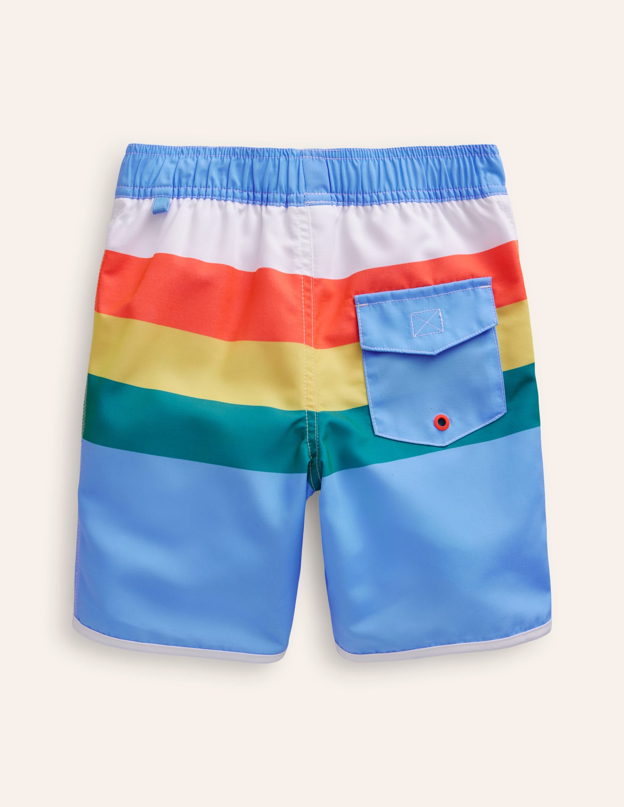 Short de surf-Rayé multi bleu écume - Image 2