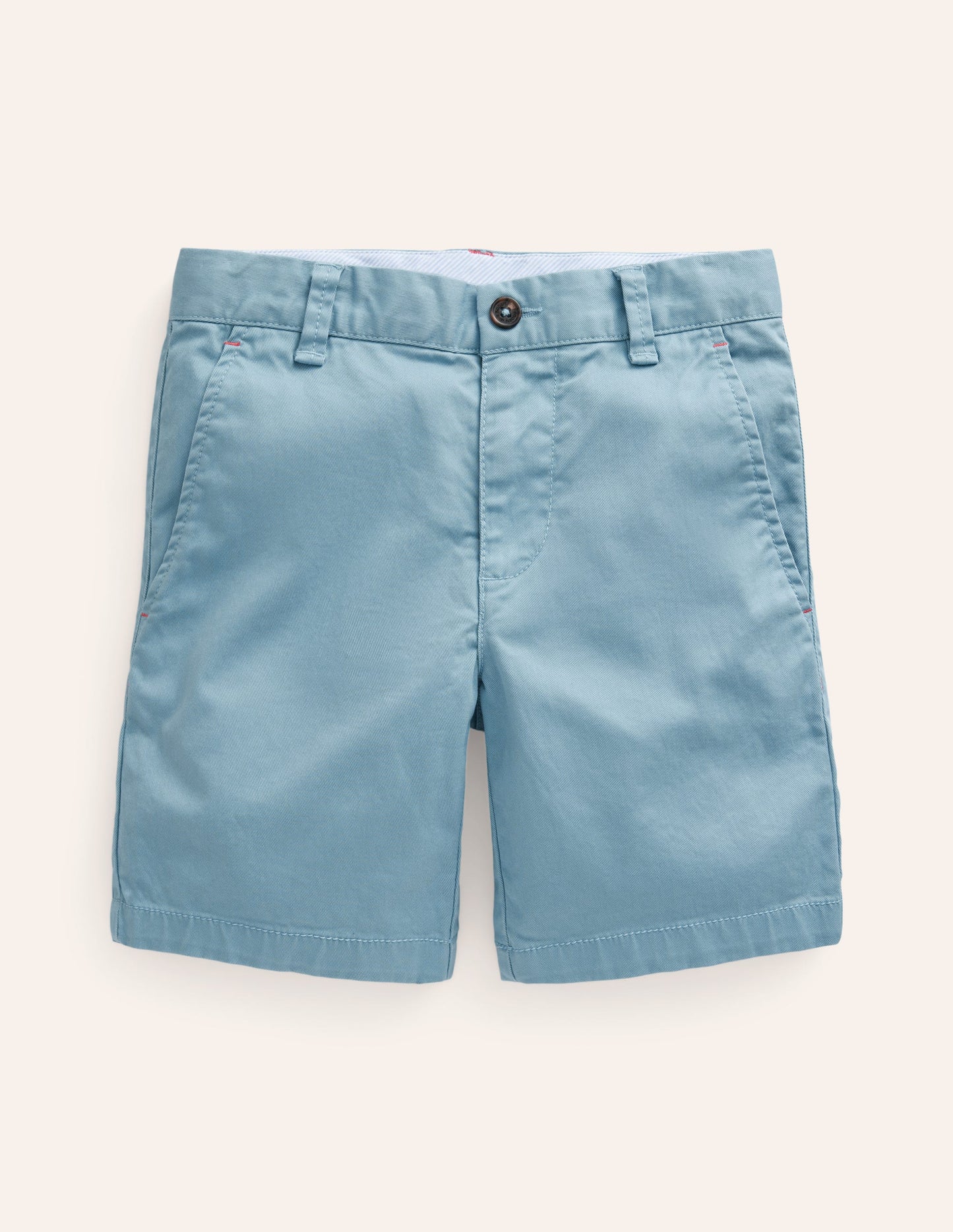 Klassische Chino-Shorts-Enteneiblau