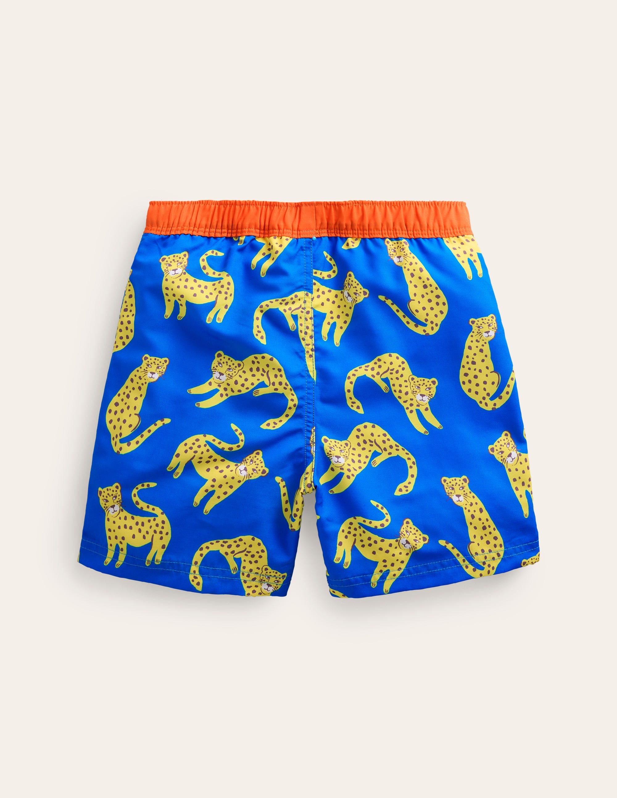 Badeshorts-Griechisches Blau Leopard - Image 2