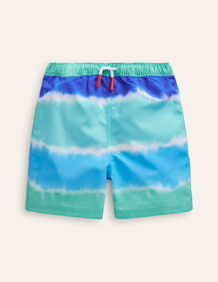 Badeshorts-Blau Batikmuster