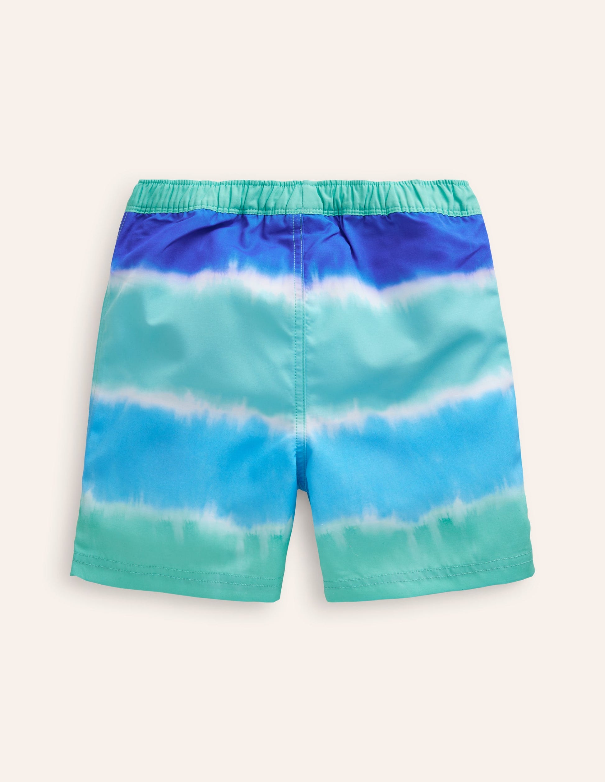 Badeshorts-Blau Batikmuster-3