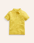 Polo flammé-Jaune citron
