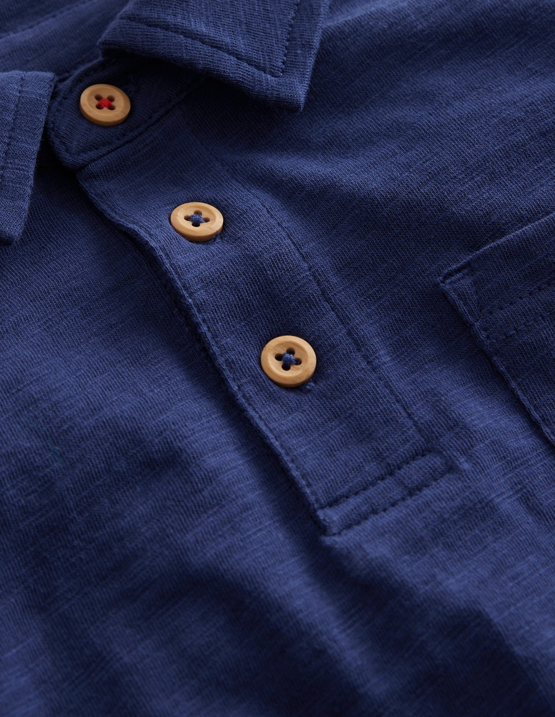 Flammgarn-Polohemd-Schuluniform-Marineblau-3