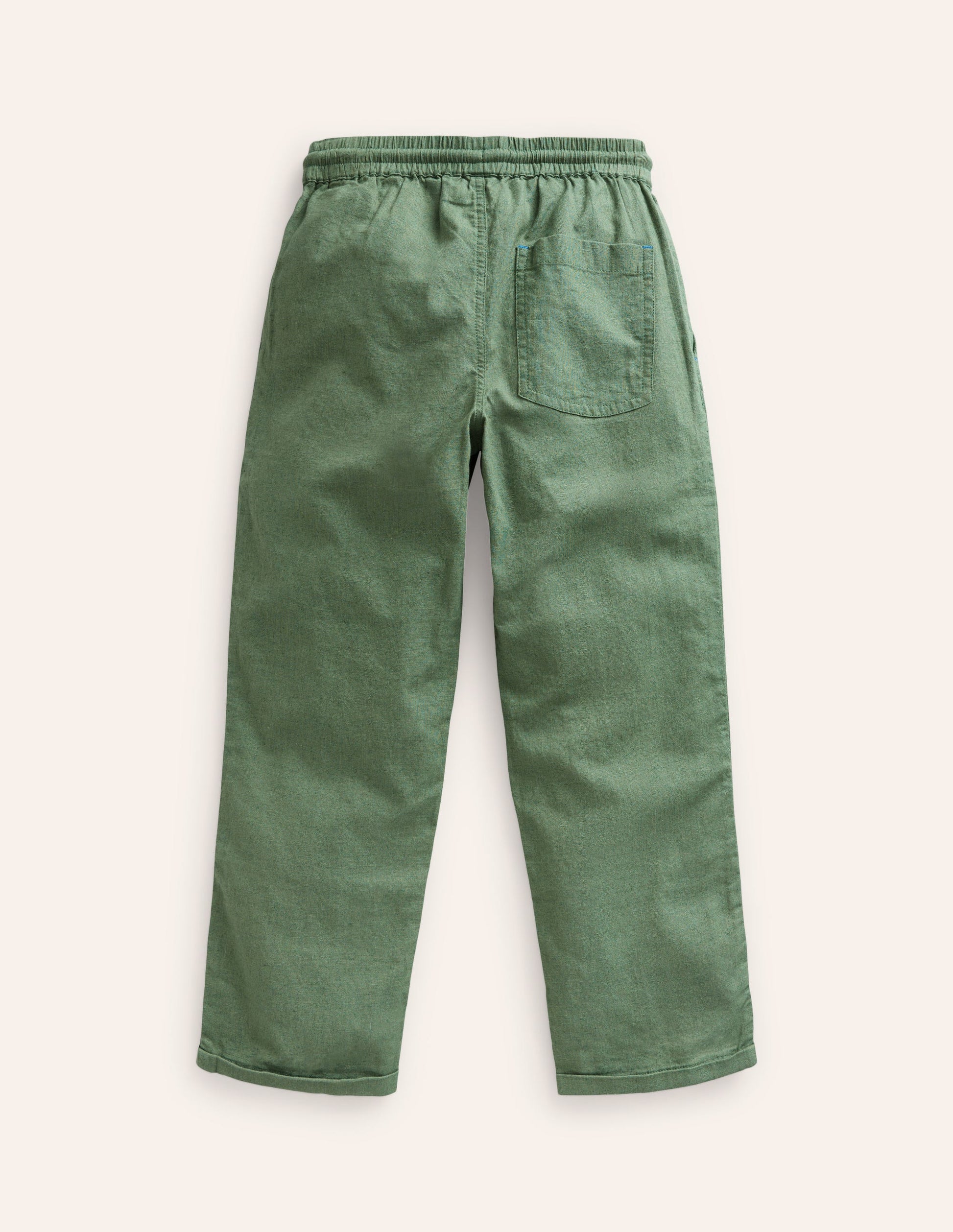 Pantalon d'été à enfiler-Vert romarin-2