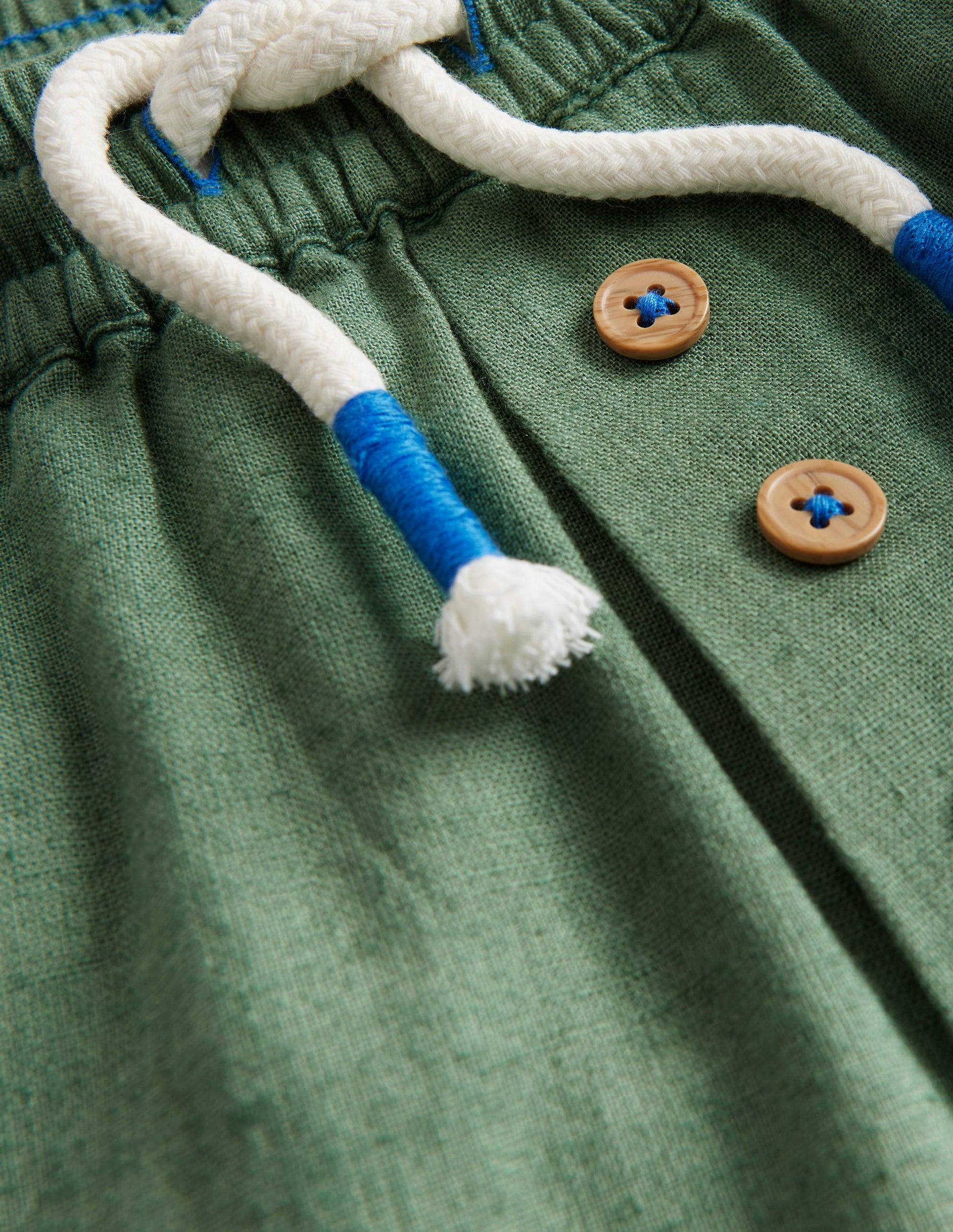 Pantalon d'été à enfiler-Vert romarin-3