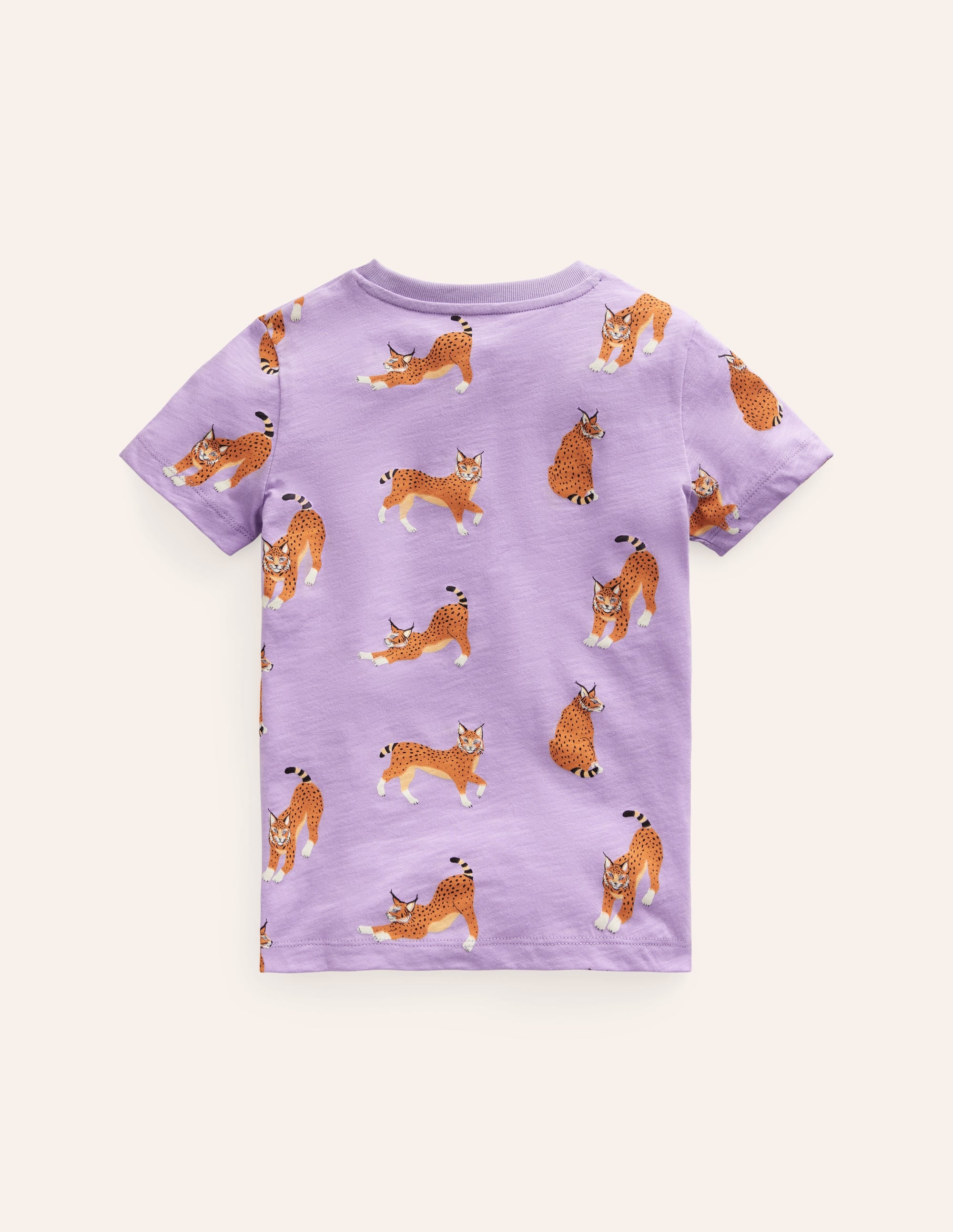 T-shirt à imprimé intégral-Lynx parme - Image 2