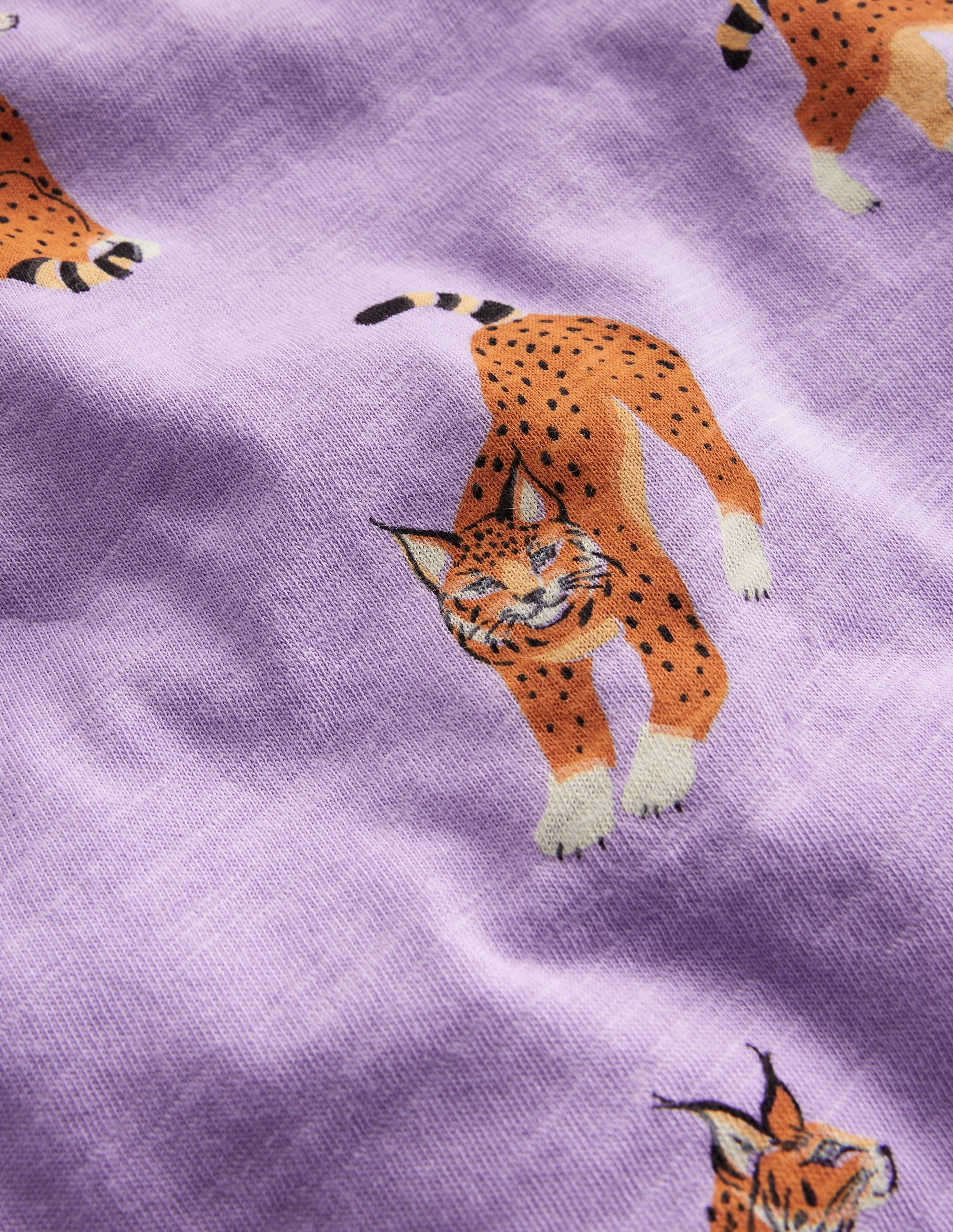 T-shirt à imprimé intégral-Lynx parme - Image 3