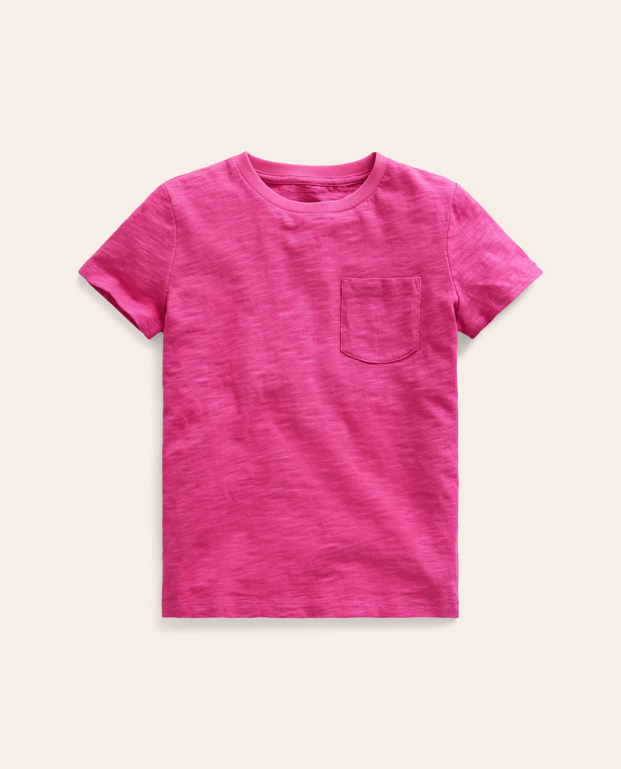 T-shirt délavé en tissu flammé-Rose extraordinaire - Image 1