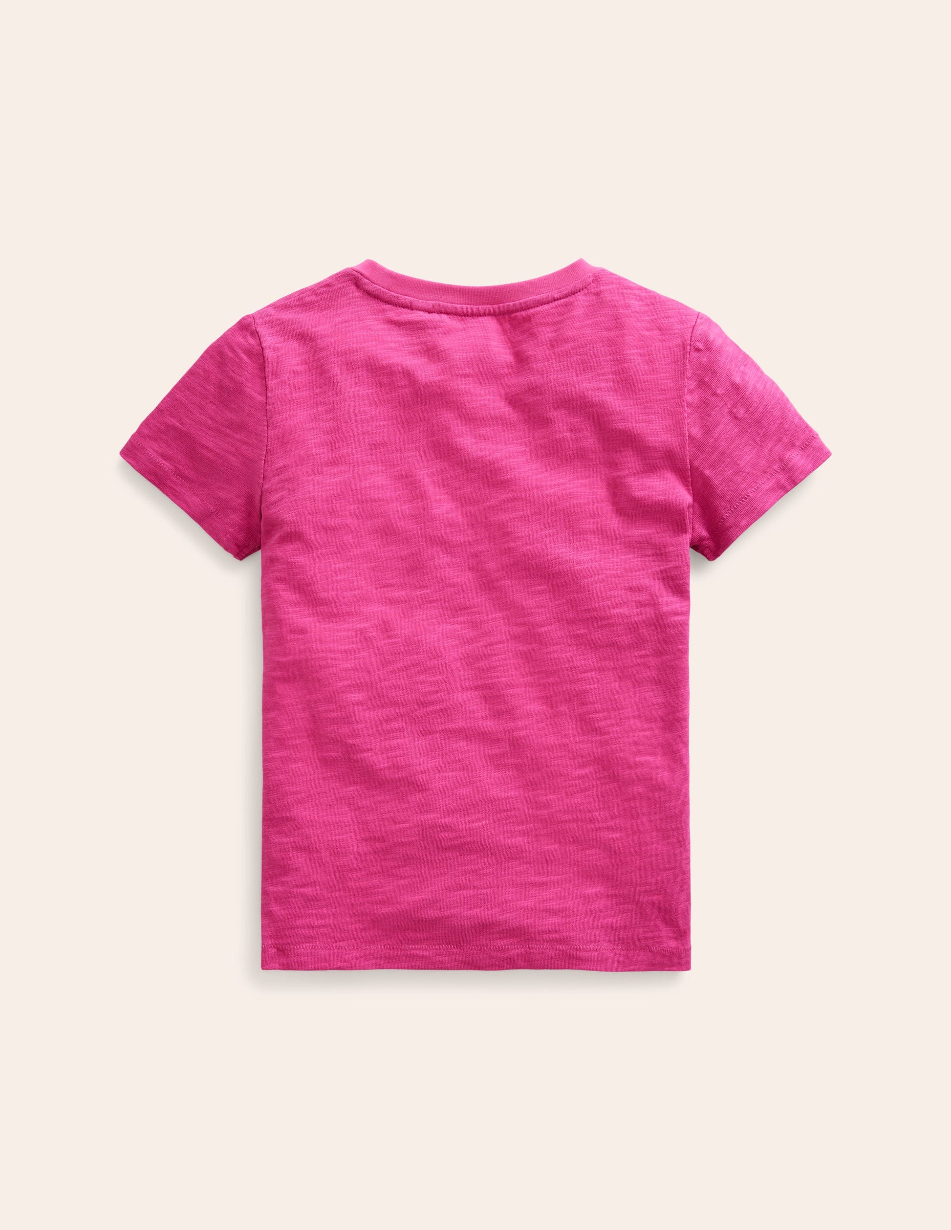T-shirt délavé en tissu flammé-Rose extraordinaire-2