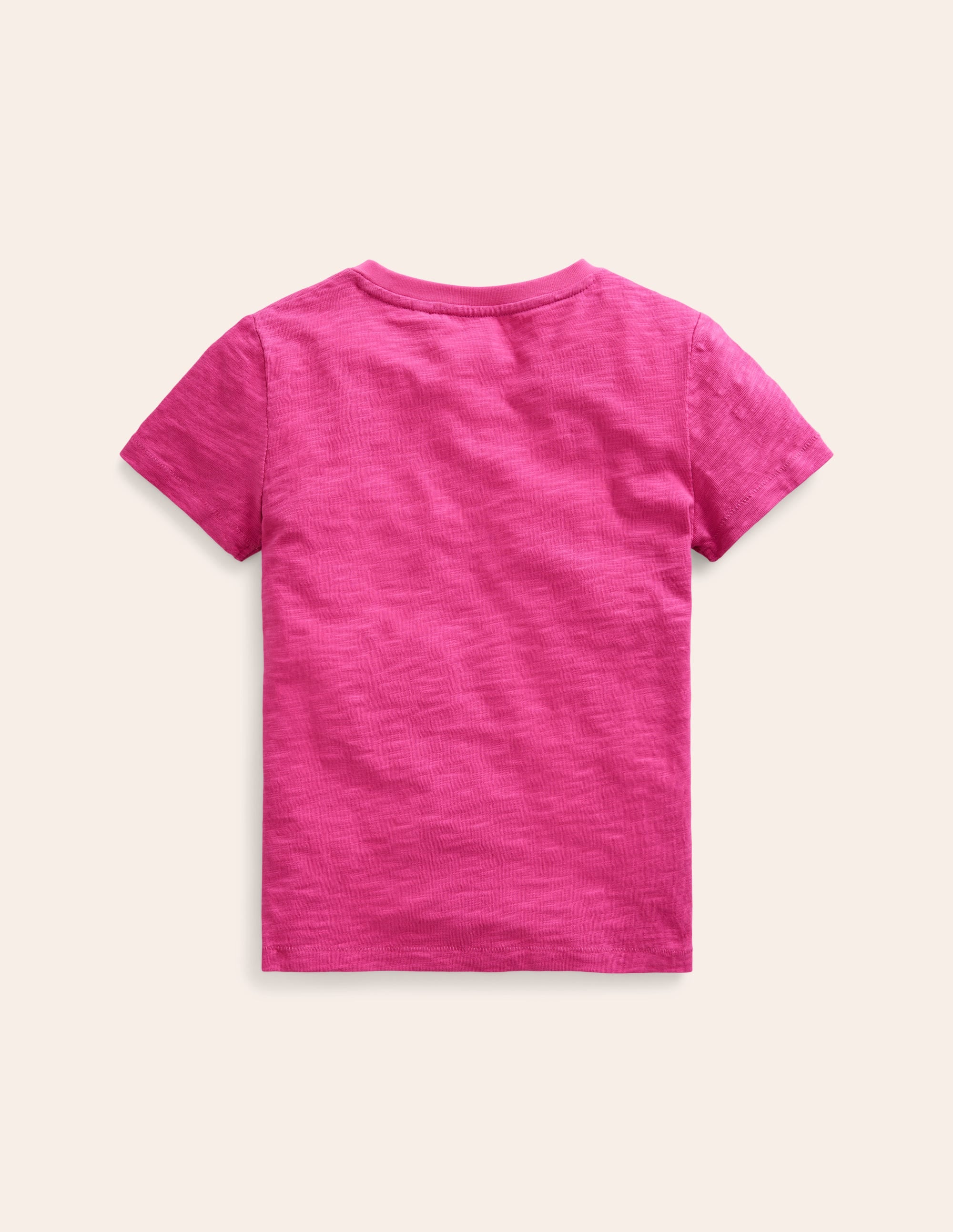 T-shirt délavé en tissu flammé-Rose extraordinaire - Image 2