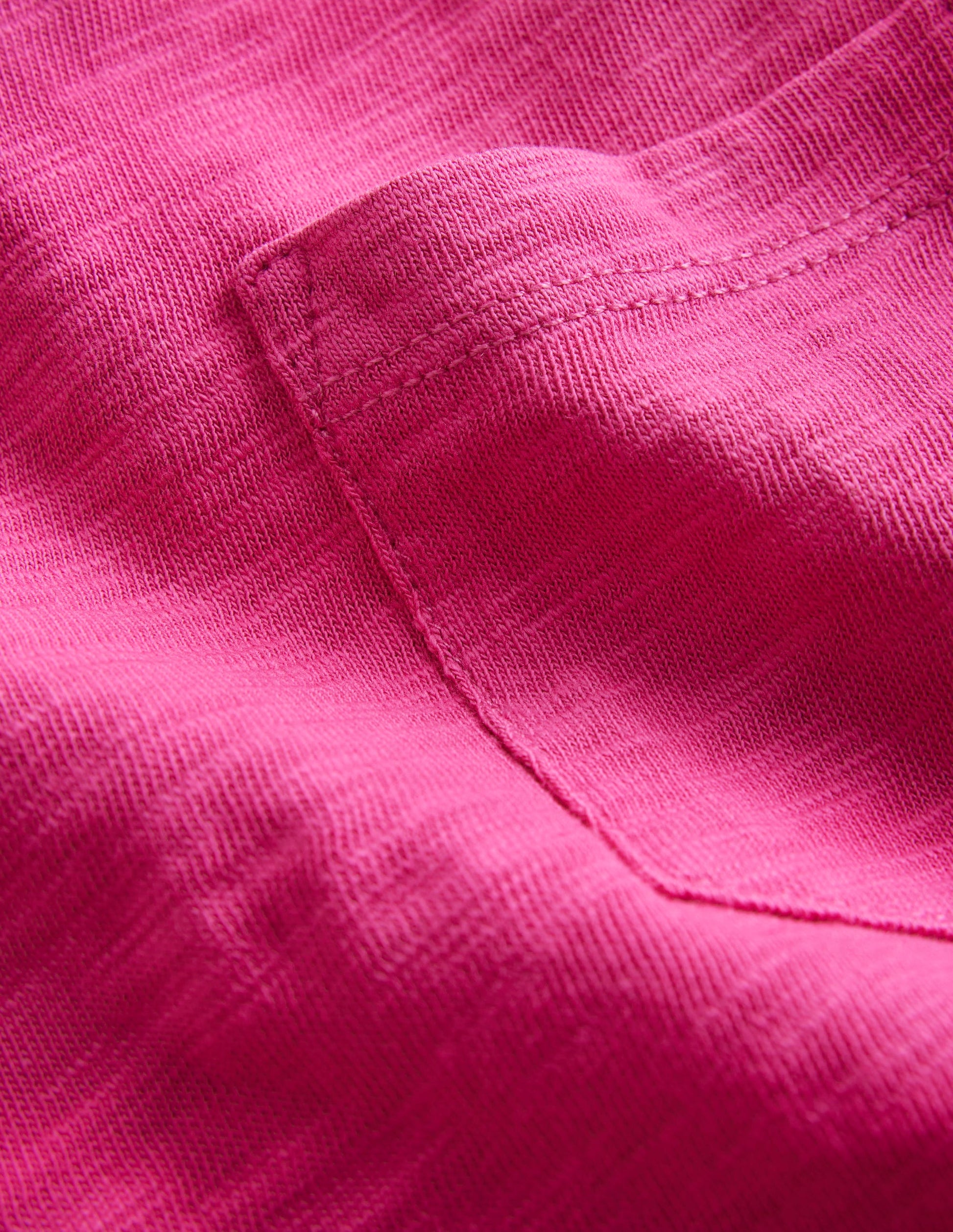 T-shirt délavé en tissu flammé-Rose extraordinaire-3