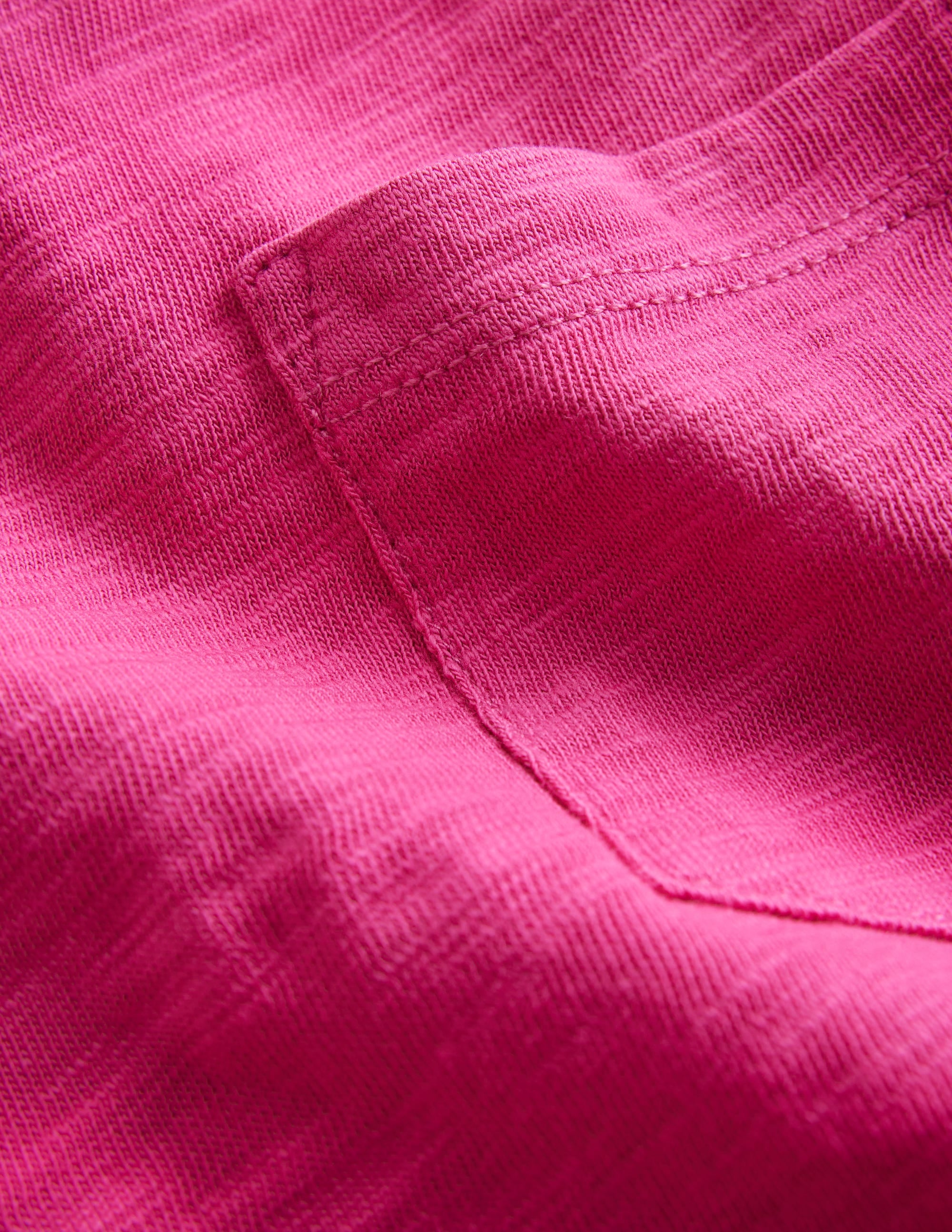 T-shirt délavé en tissu flammé-Rose extraordinaire - Image 3
