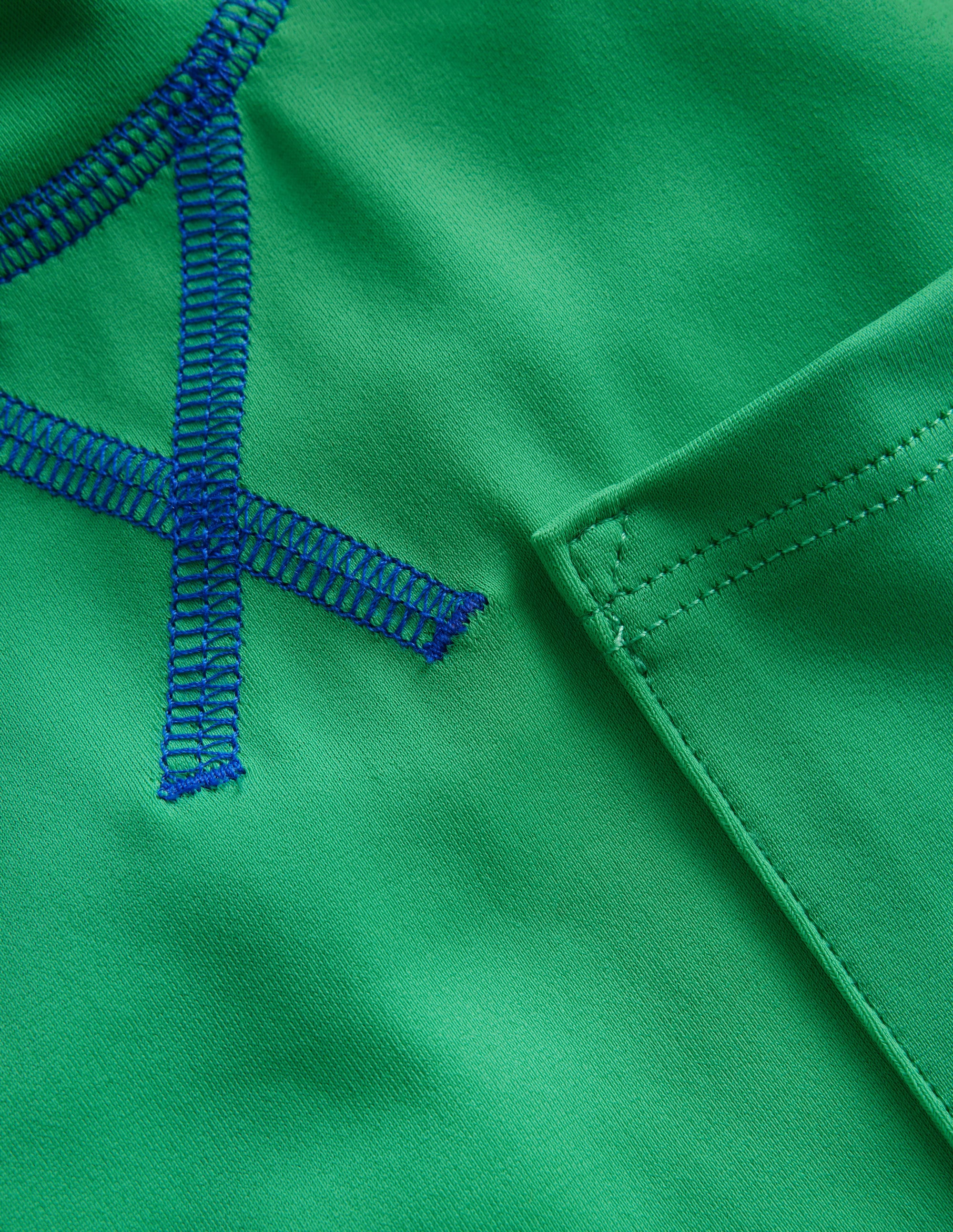 Kurzärmliges Badeshirt-Erbsengrün - Image 3