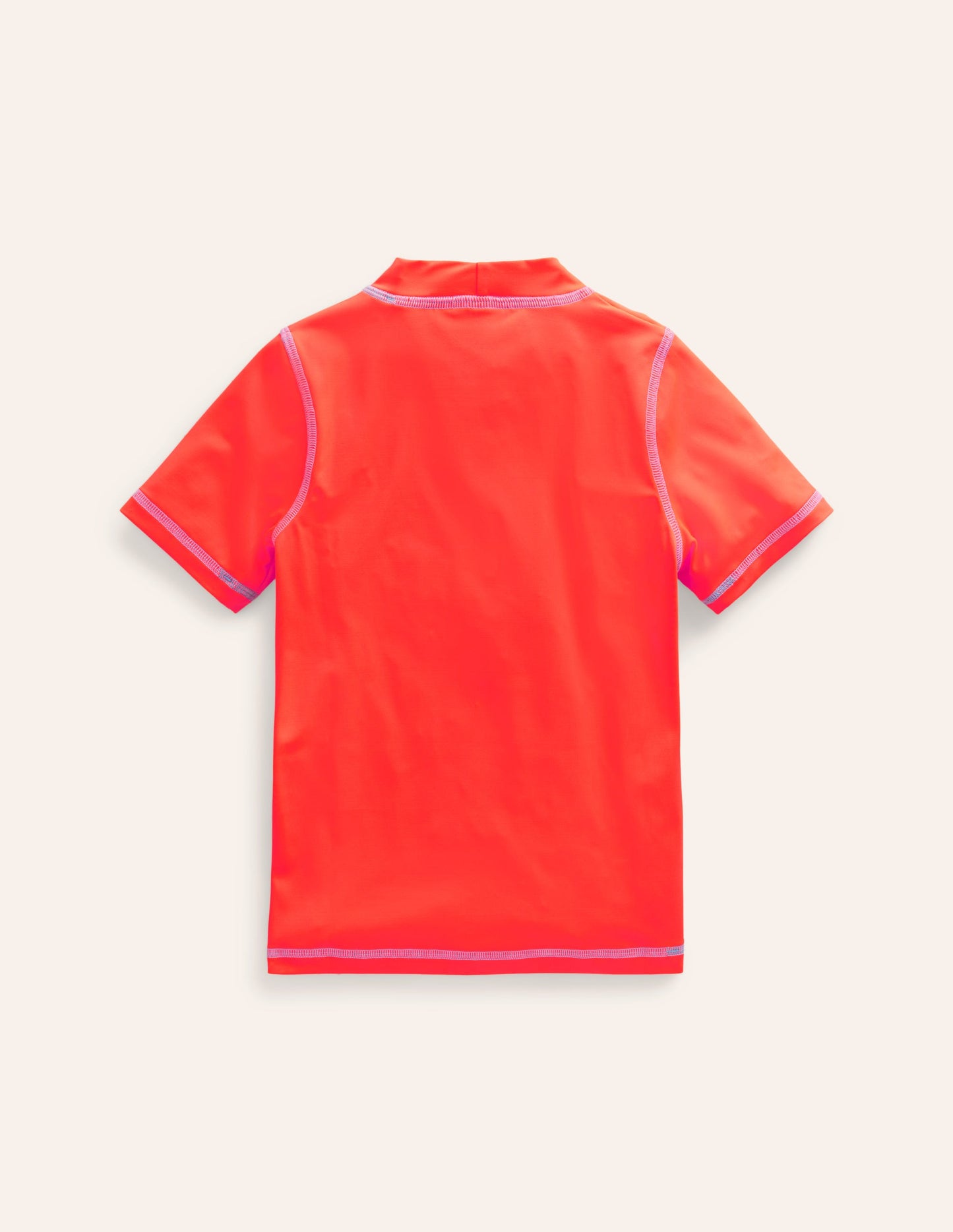 Kurzärmliges Badeshirt-Paradies Orange